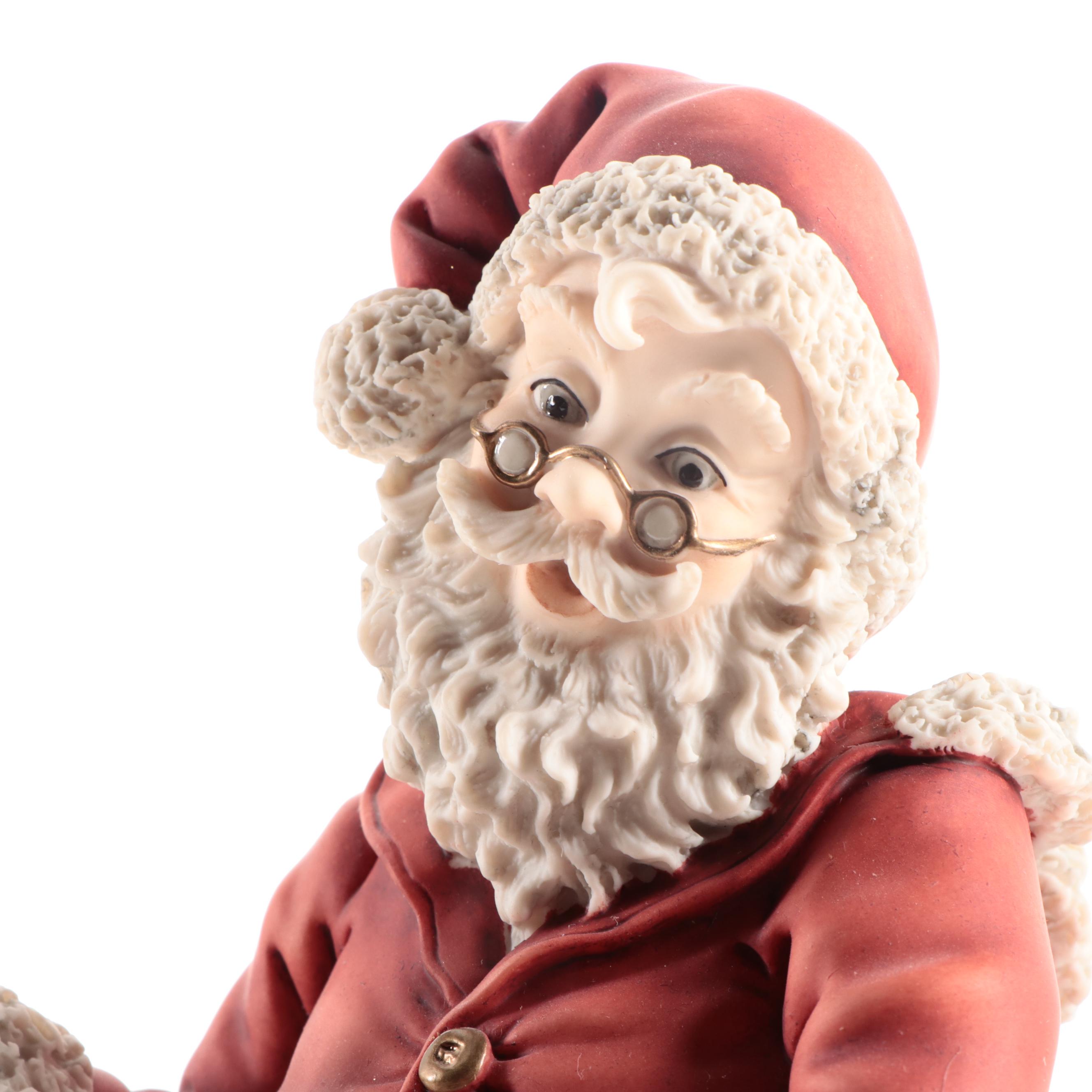 Giuseppe Armani Porcelain Santa Claus Figurine