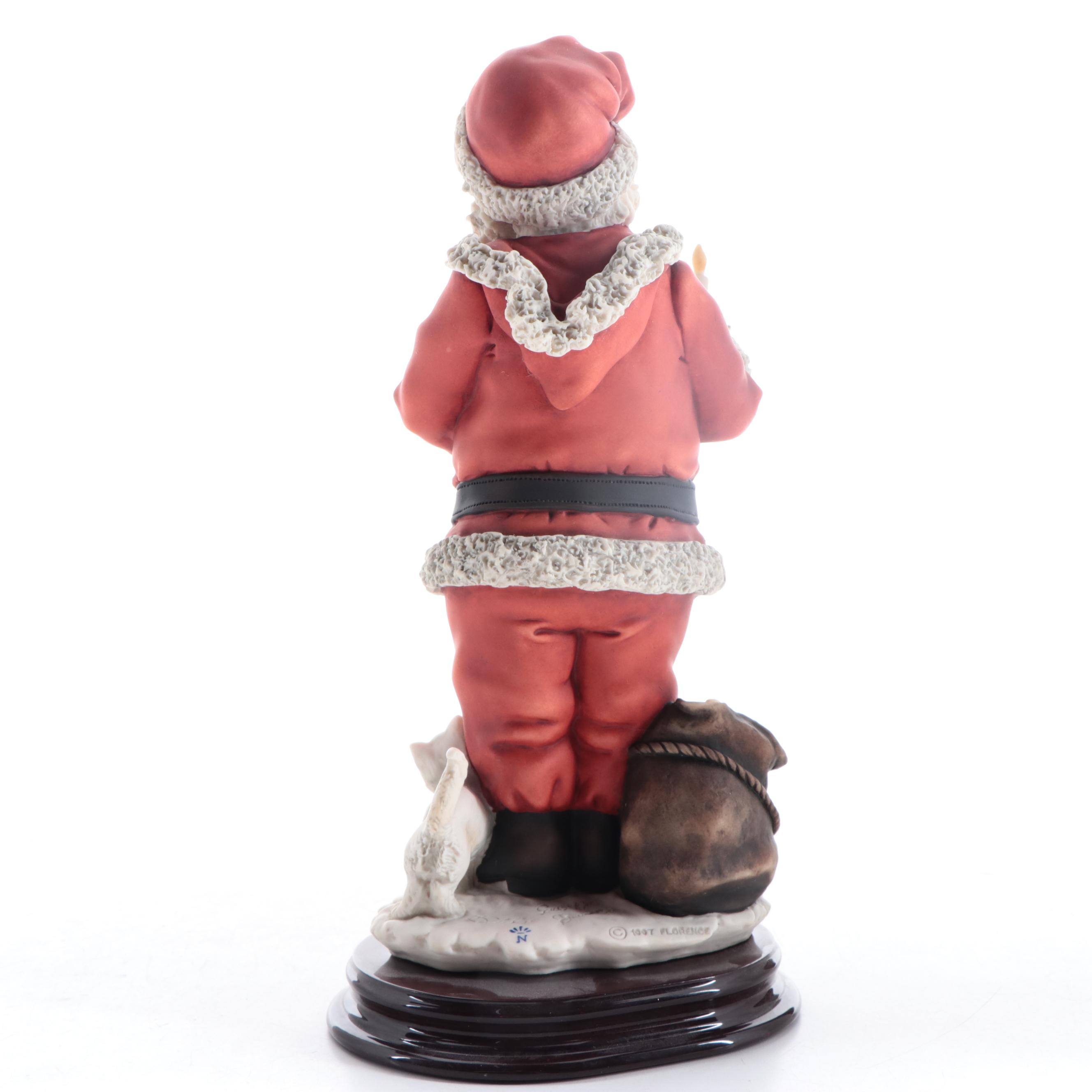 Giuseppe Armani Porcelain Santa Claus Figurine