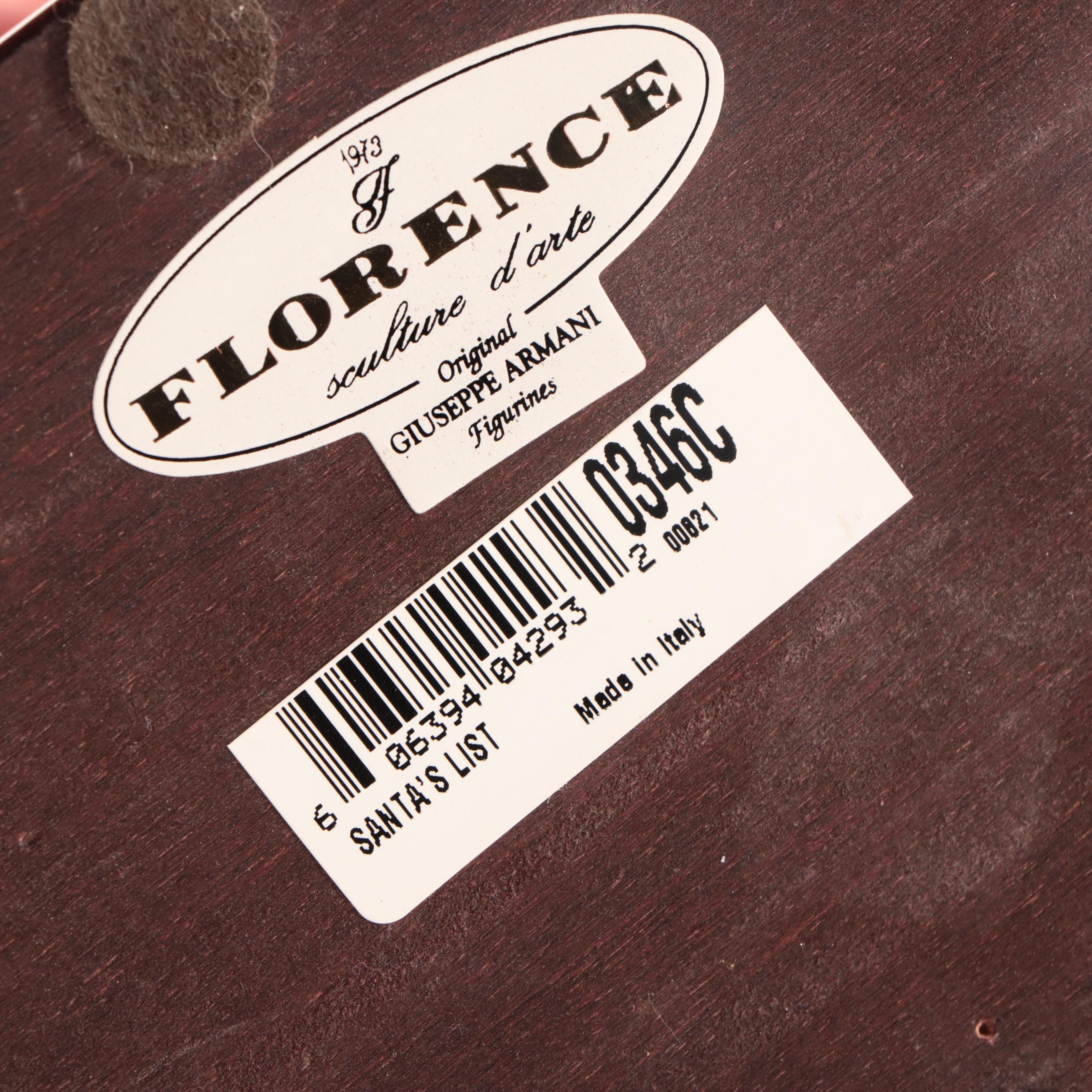 Giuseppe Armani Porcelain Santa Claus Figurine