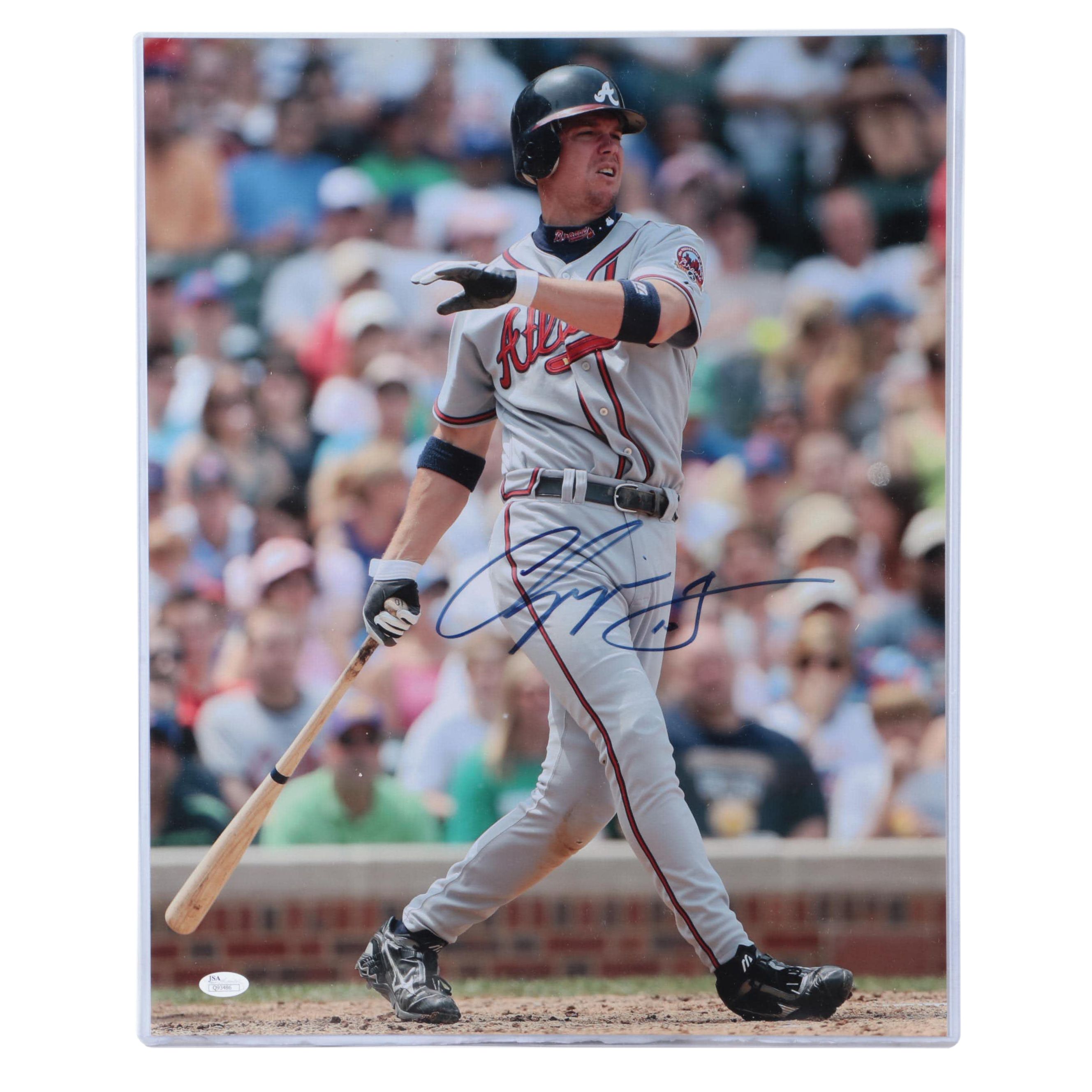 Chipper Jones Signed Atlanta Braves Print