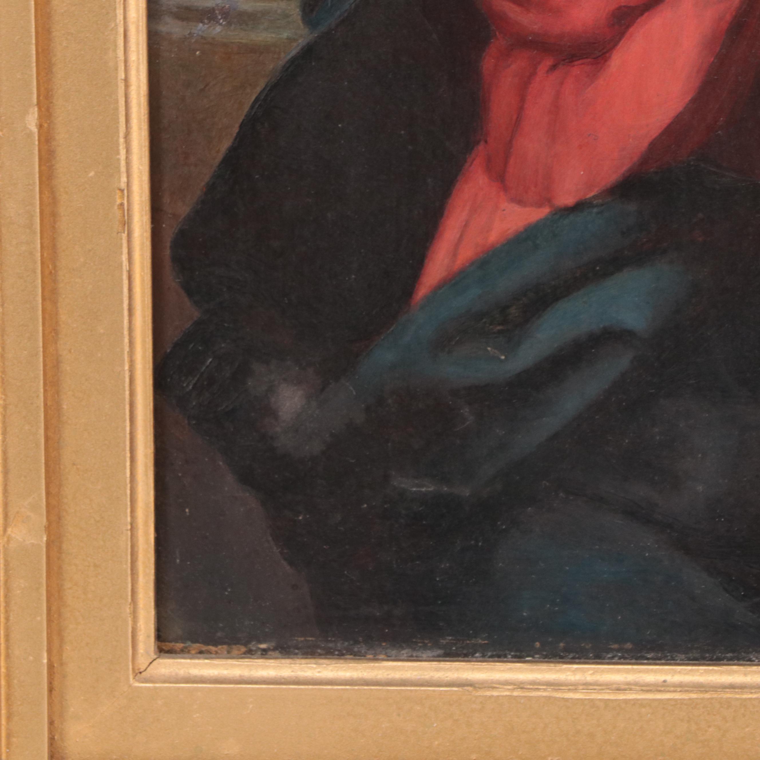 Oil Painting After "Tempi Madonna" by Raphael