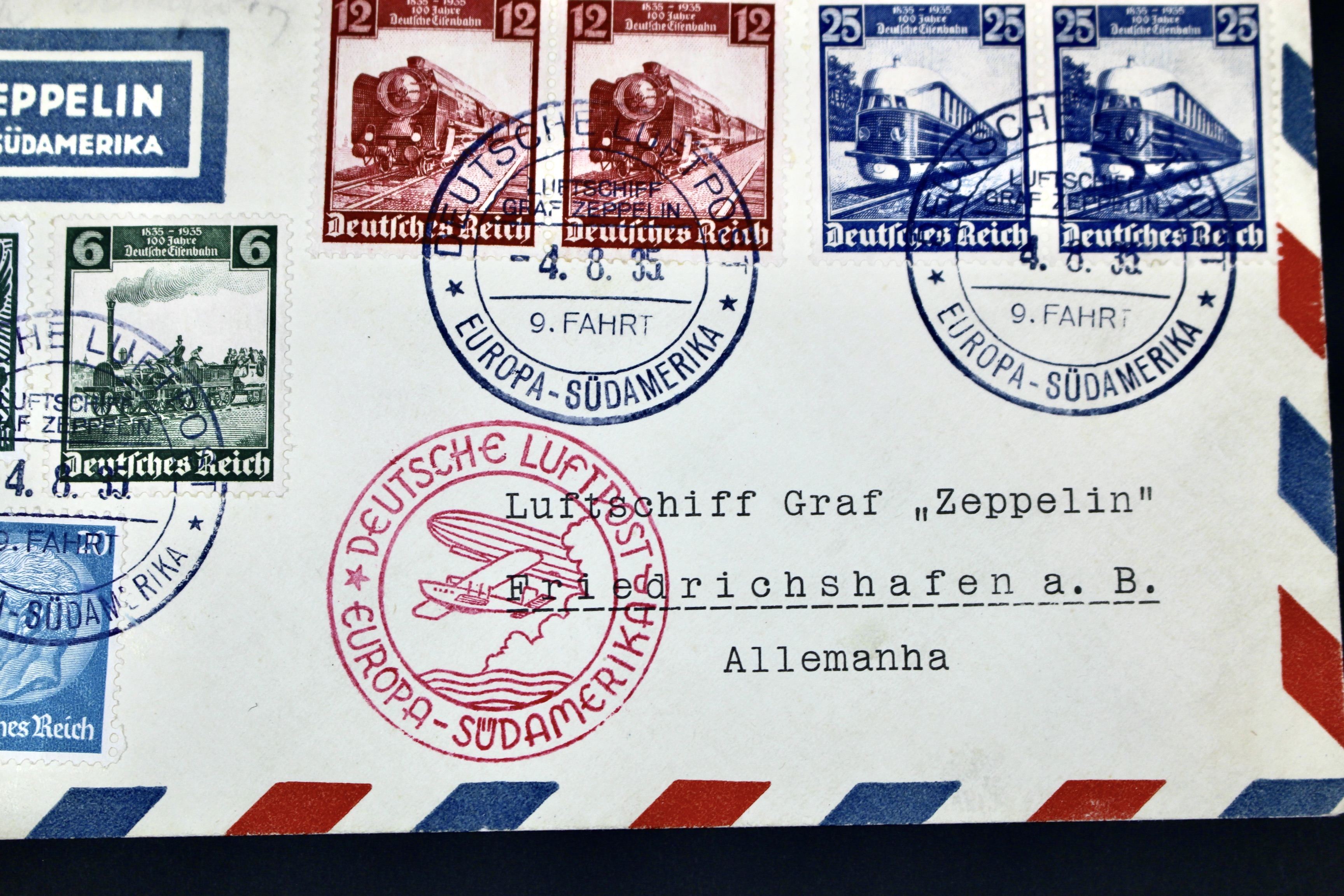 1935 Graf Zeppelin Postal Cover