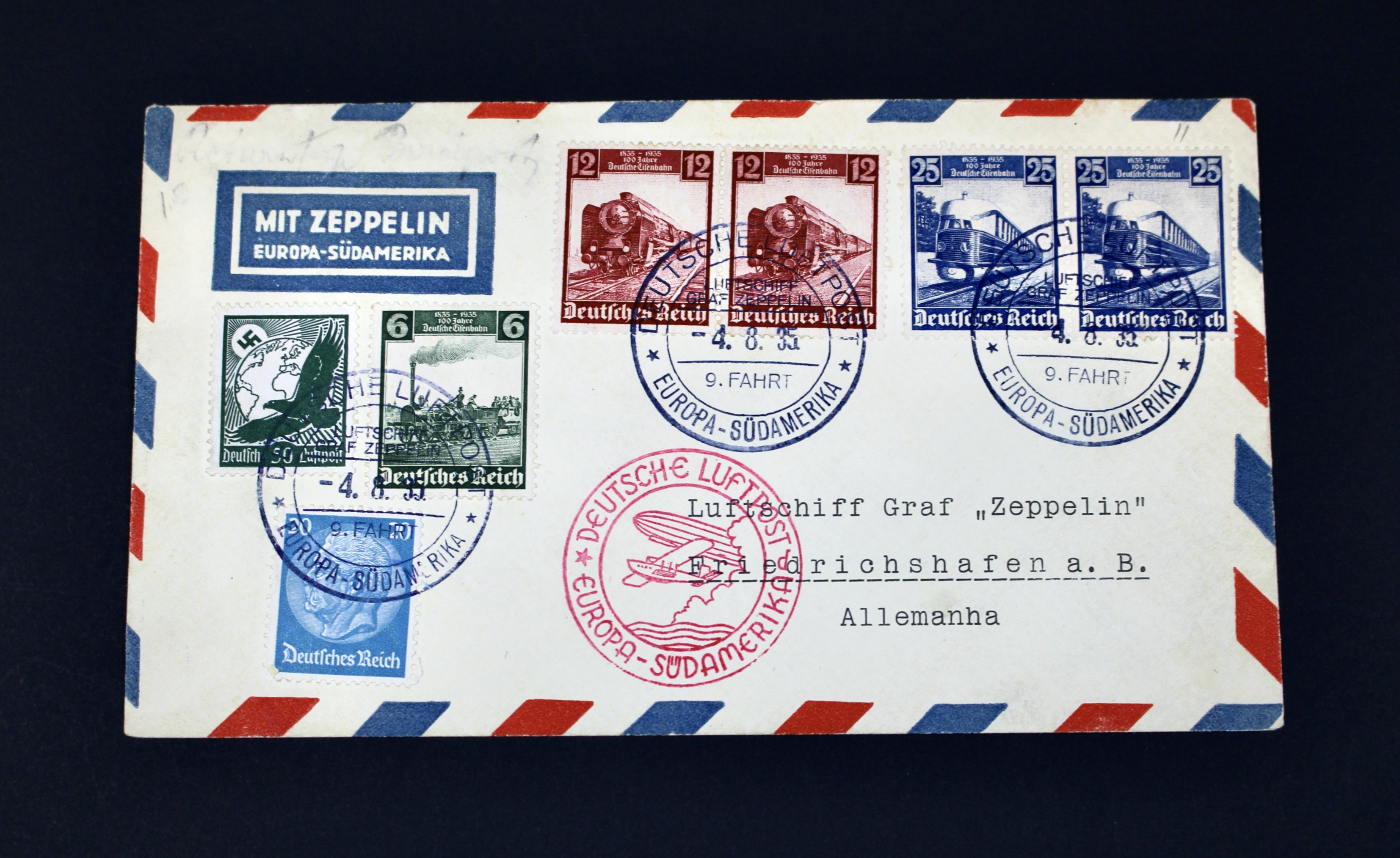 1935 Graf Zeppelin Postal Cover