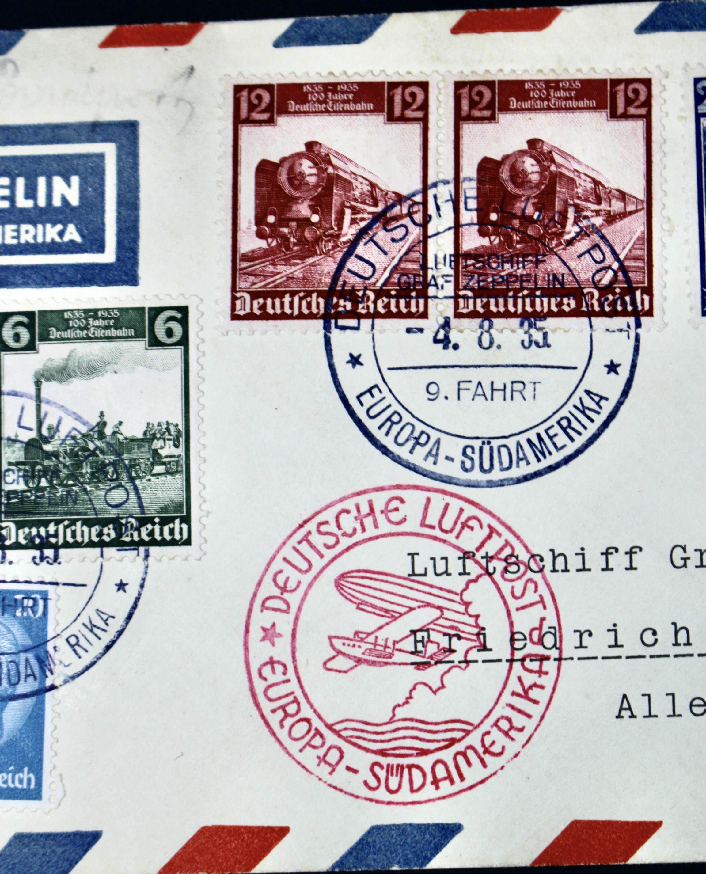 1935 Graf Zeppelin Postal Cover