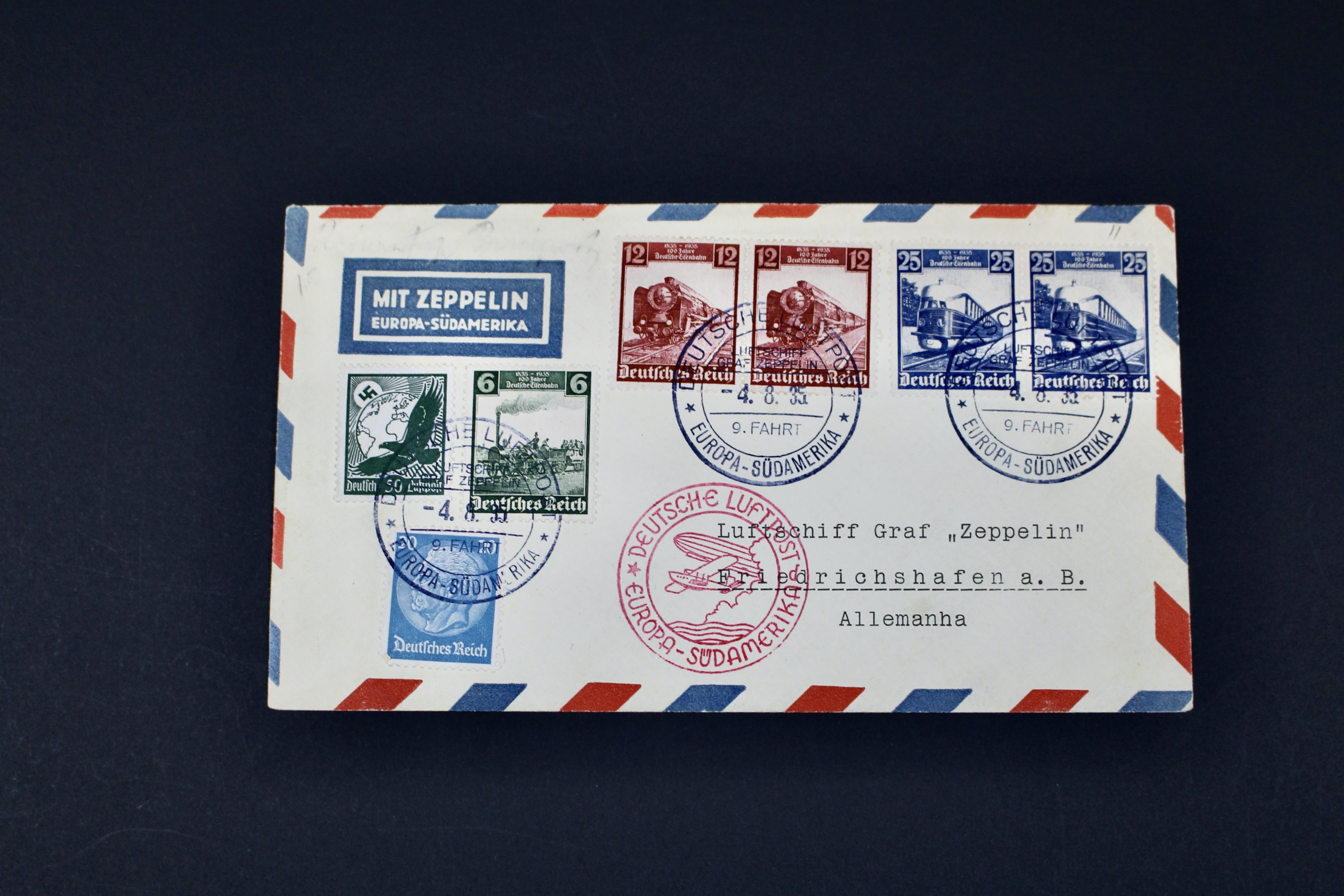 1935 Graf Zeppelin Postal Cover