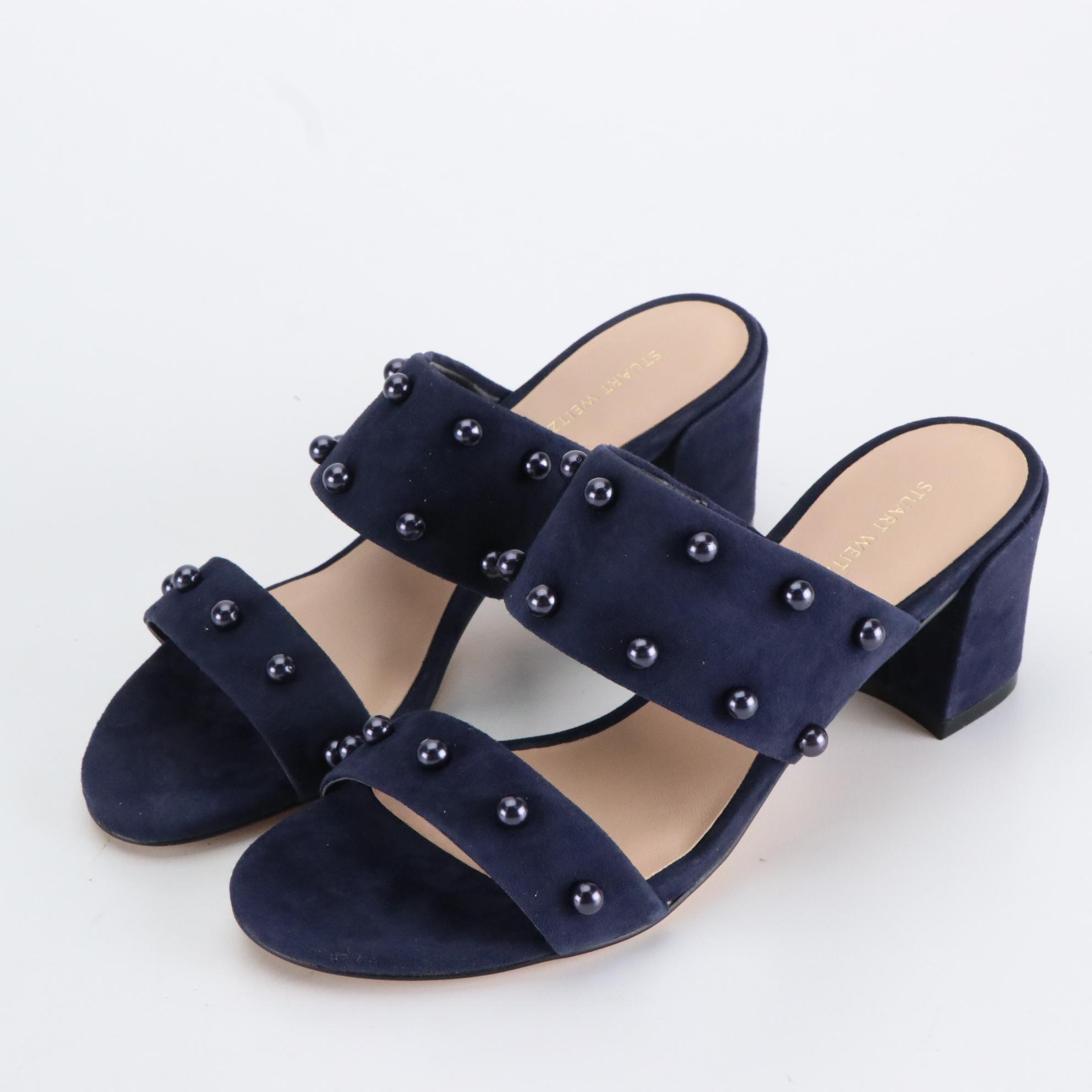 Stuart Weitzman Embellished Sandals and Jelly Flats in Boxes