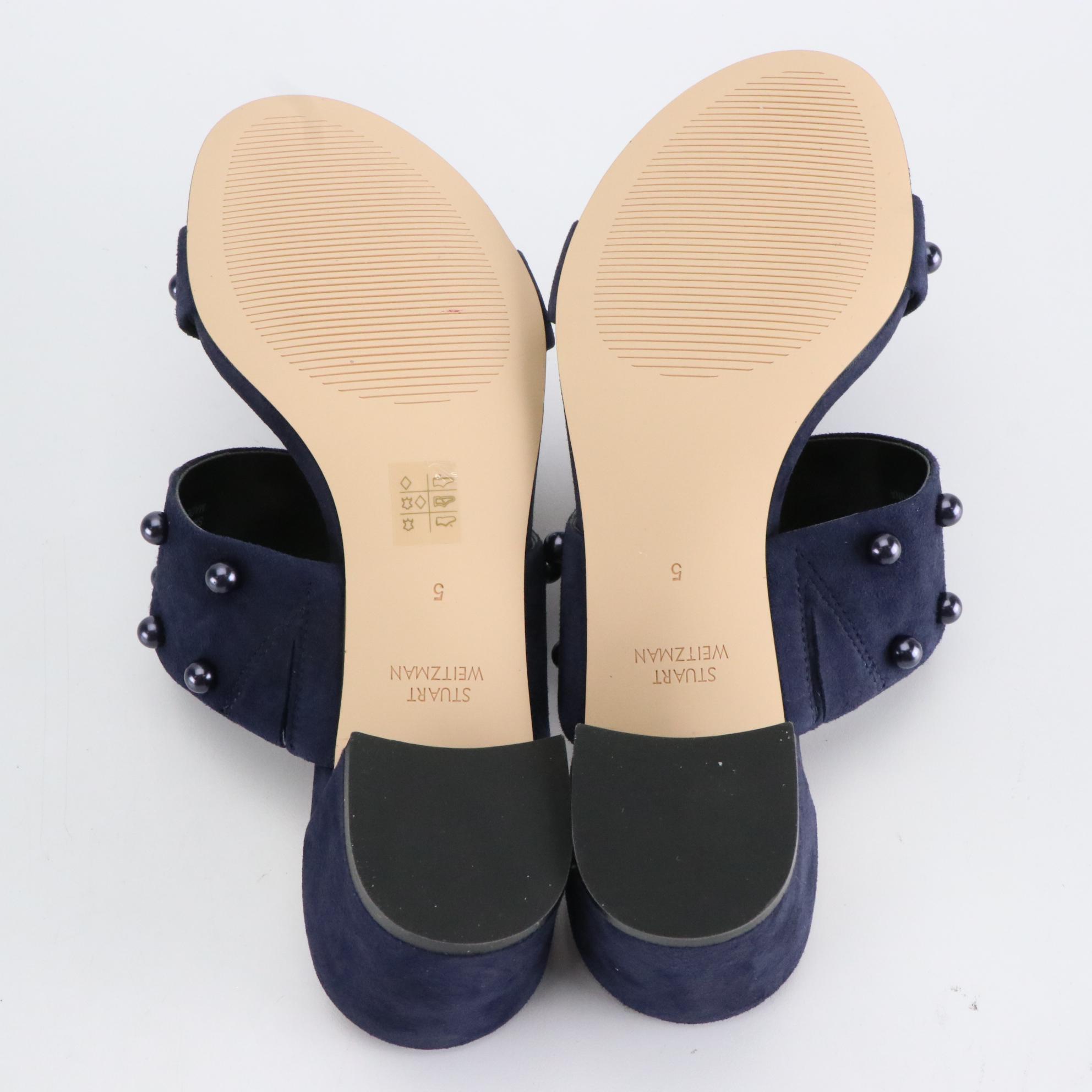 Stuart Weitzman Embellished Sandals and Jelly Flats in Boxes