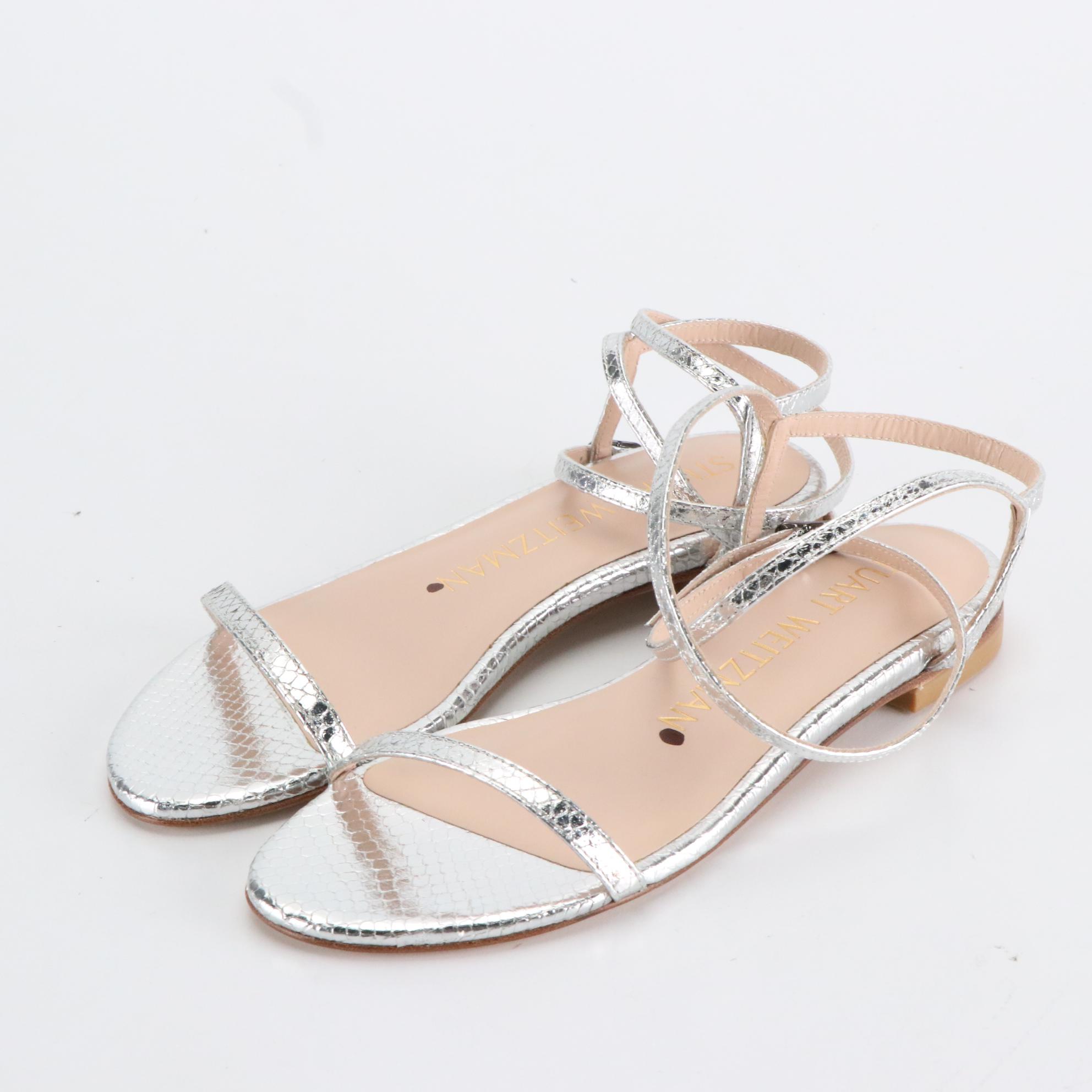 Stuart Weitzman Embellished Sandals and Jelly Flats in Boxes