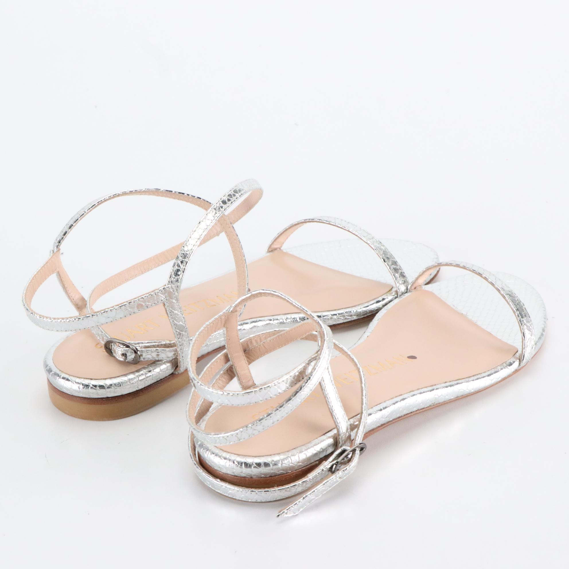 stuart weitzman jelly flats