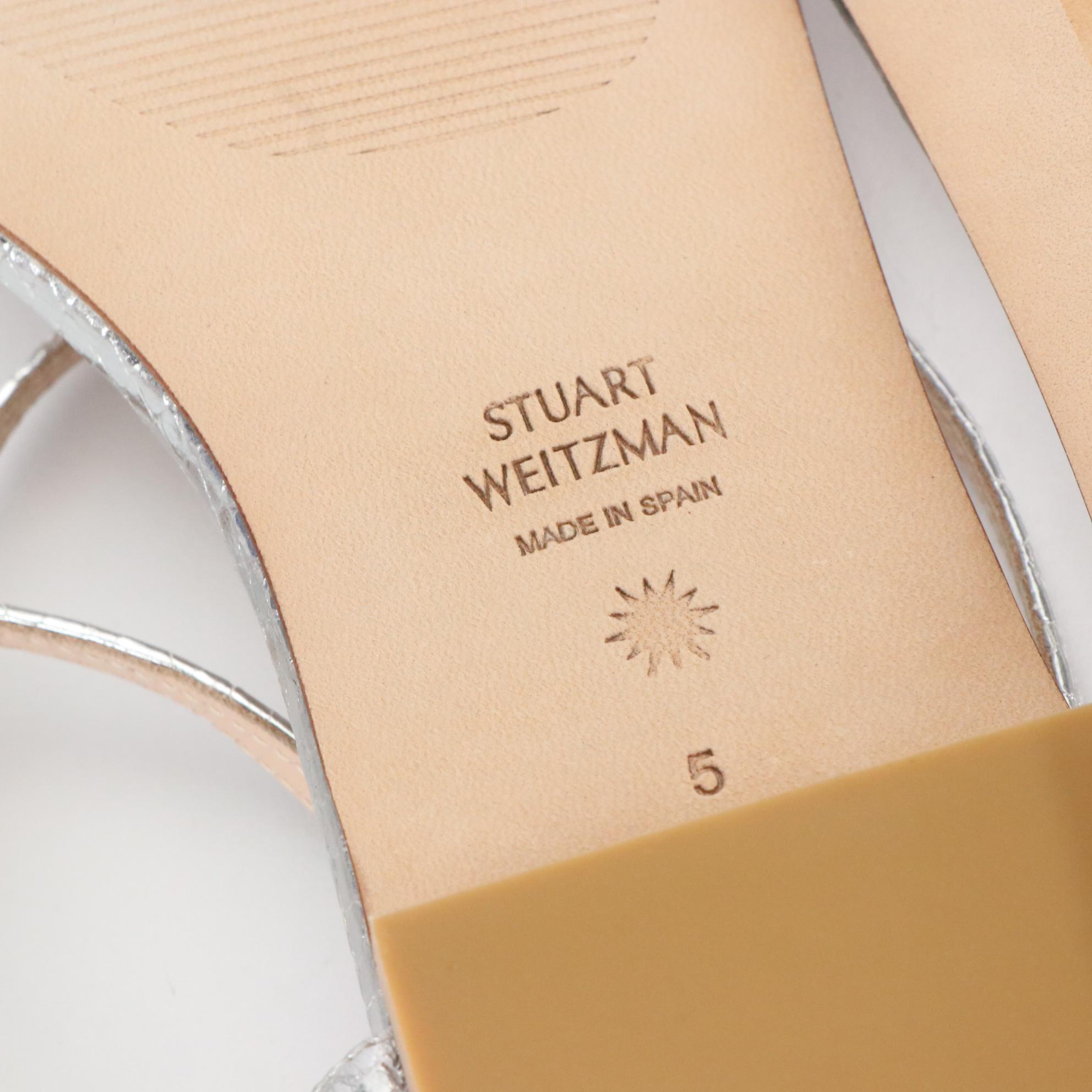 Stuart Weitzman Embellished Sandals and Jelly Flats in Boxes
