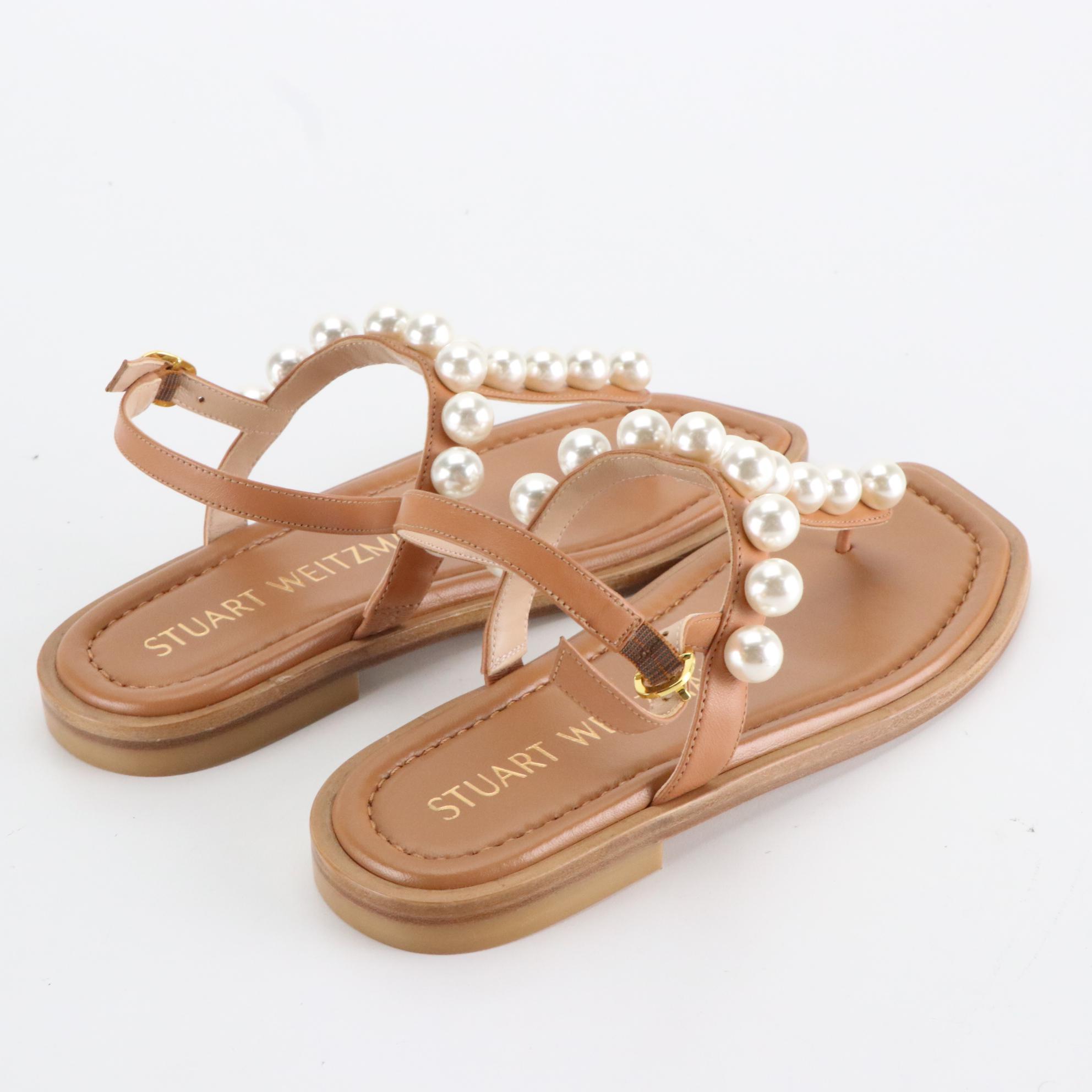 Stuart Weitzman Embellished Sandals and Jelly Flats in Boxes