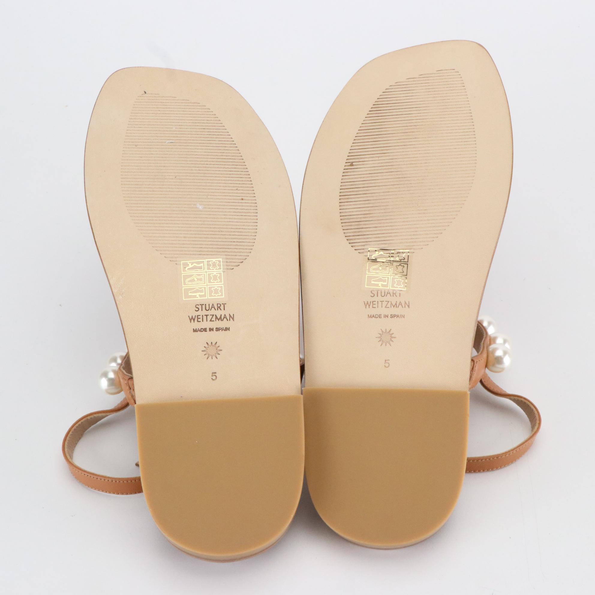Stuart Weitzman Embellished Sandals and Jelly Flats in Boxes
