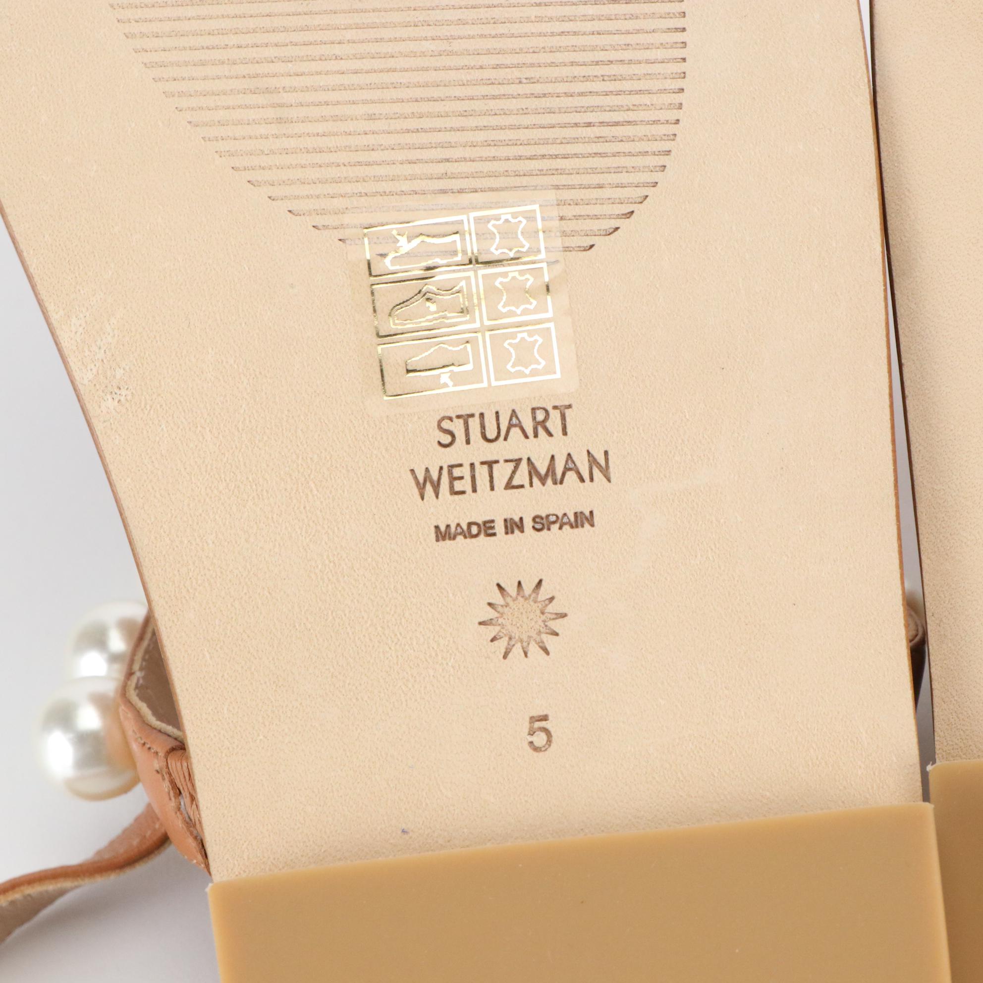 Stuart Weitzman Embellished Sandals and Jelly Flats in Boxes