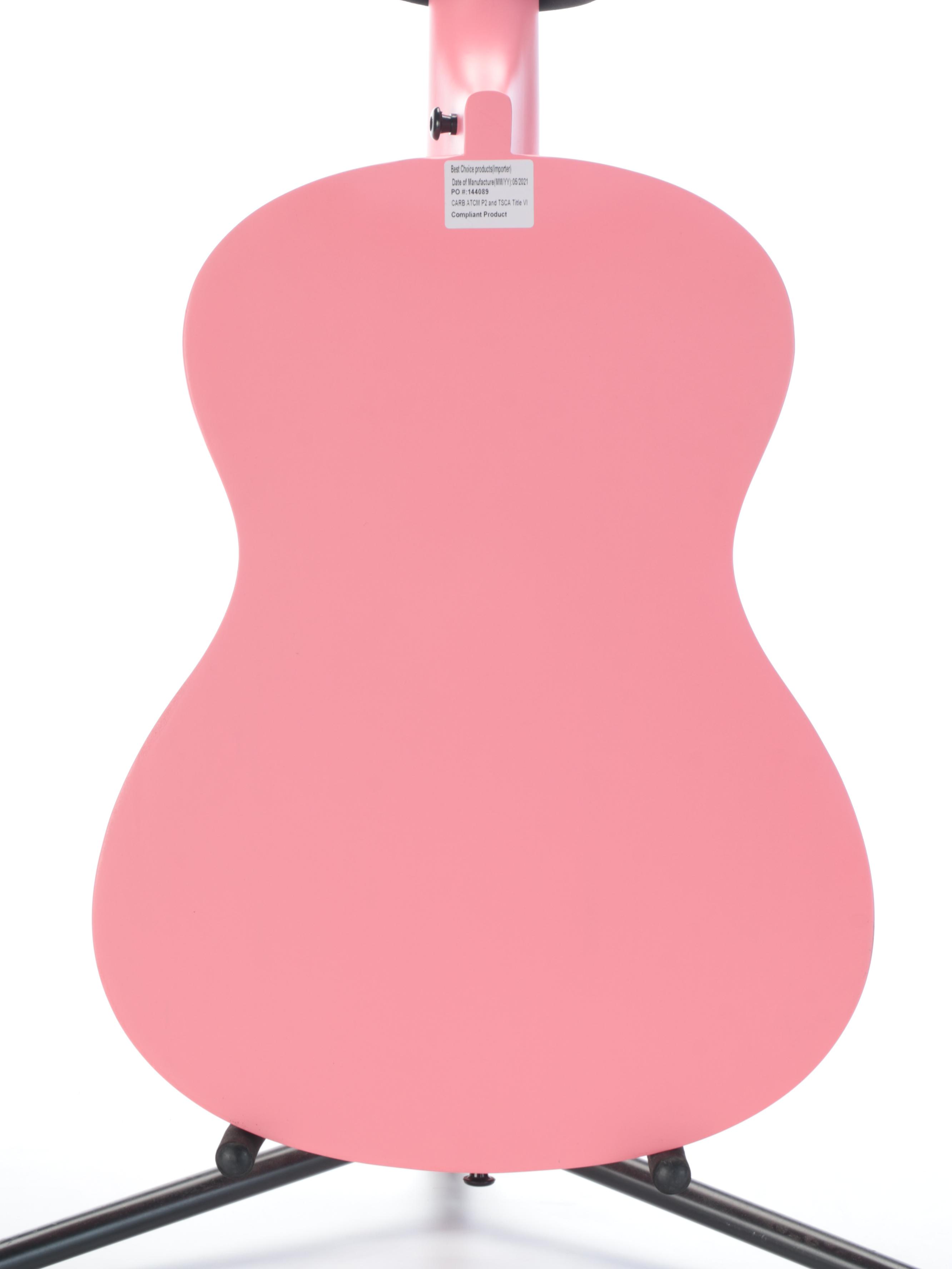 Taylor Swift Signed Pink Acoustic Guitar and Accessories