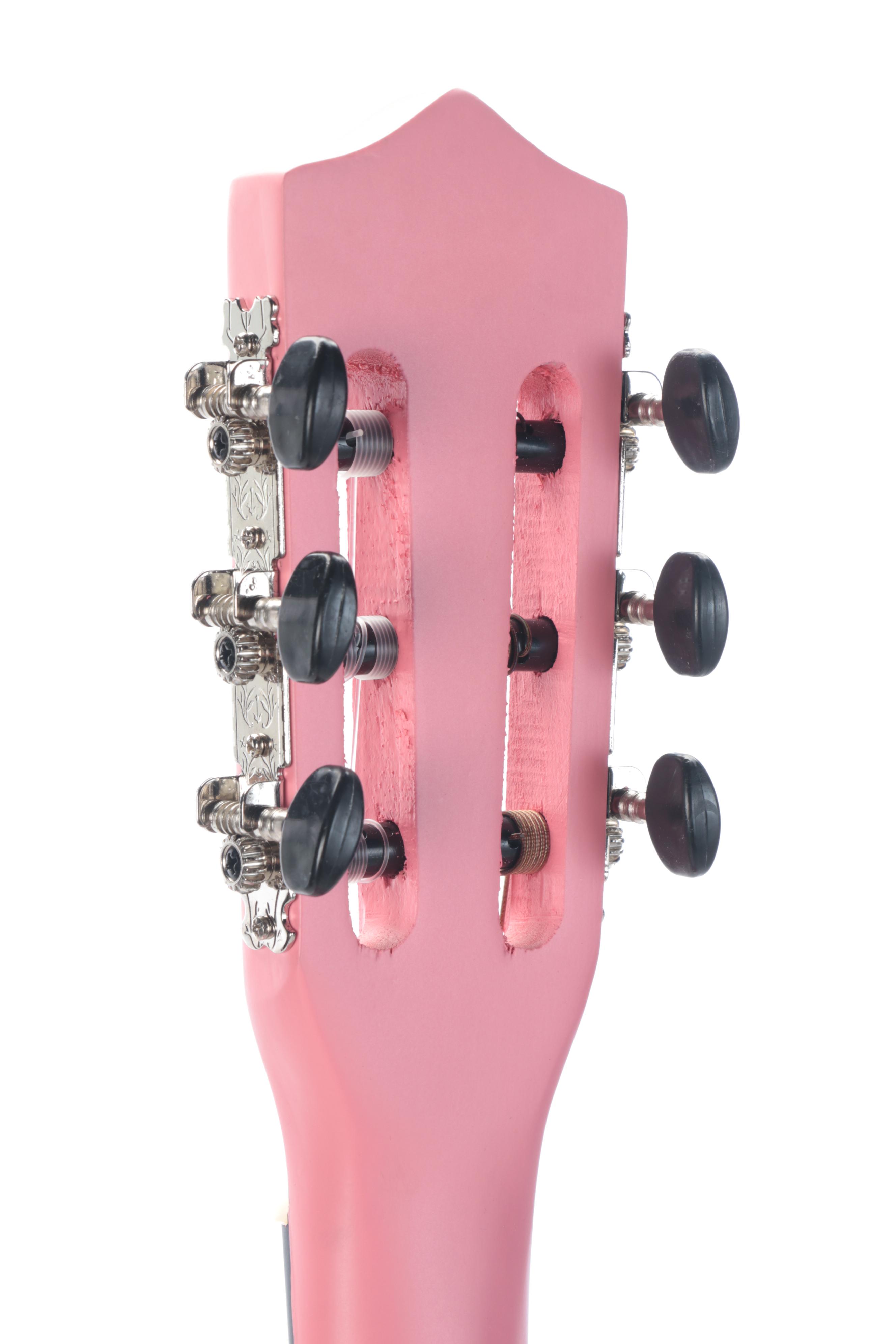 Taylor Swift Signed Pink Acoustic Guitar and Accessories