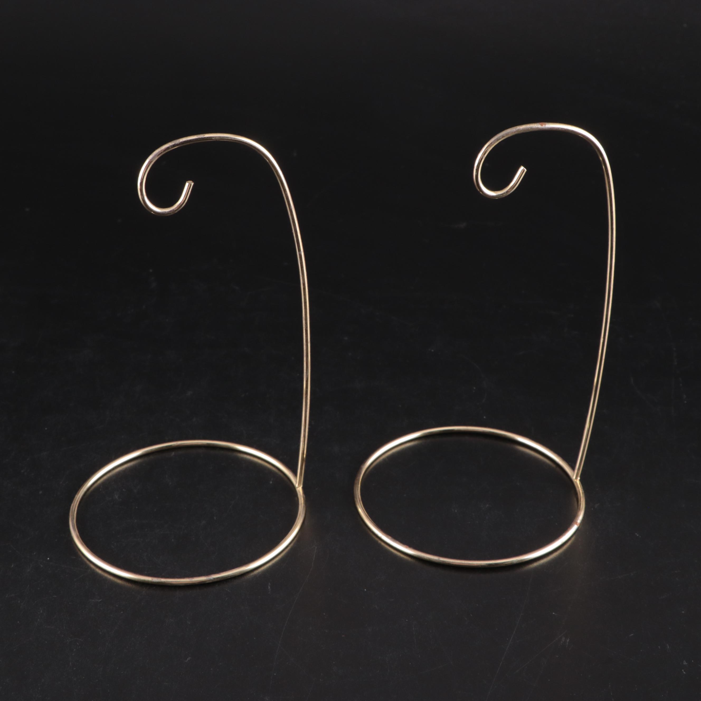 Swarovski Crystal Annual Holiday Ornaments with Stands, 1990s