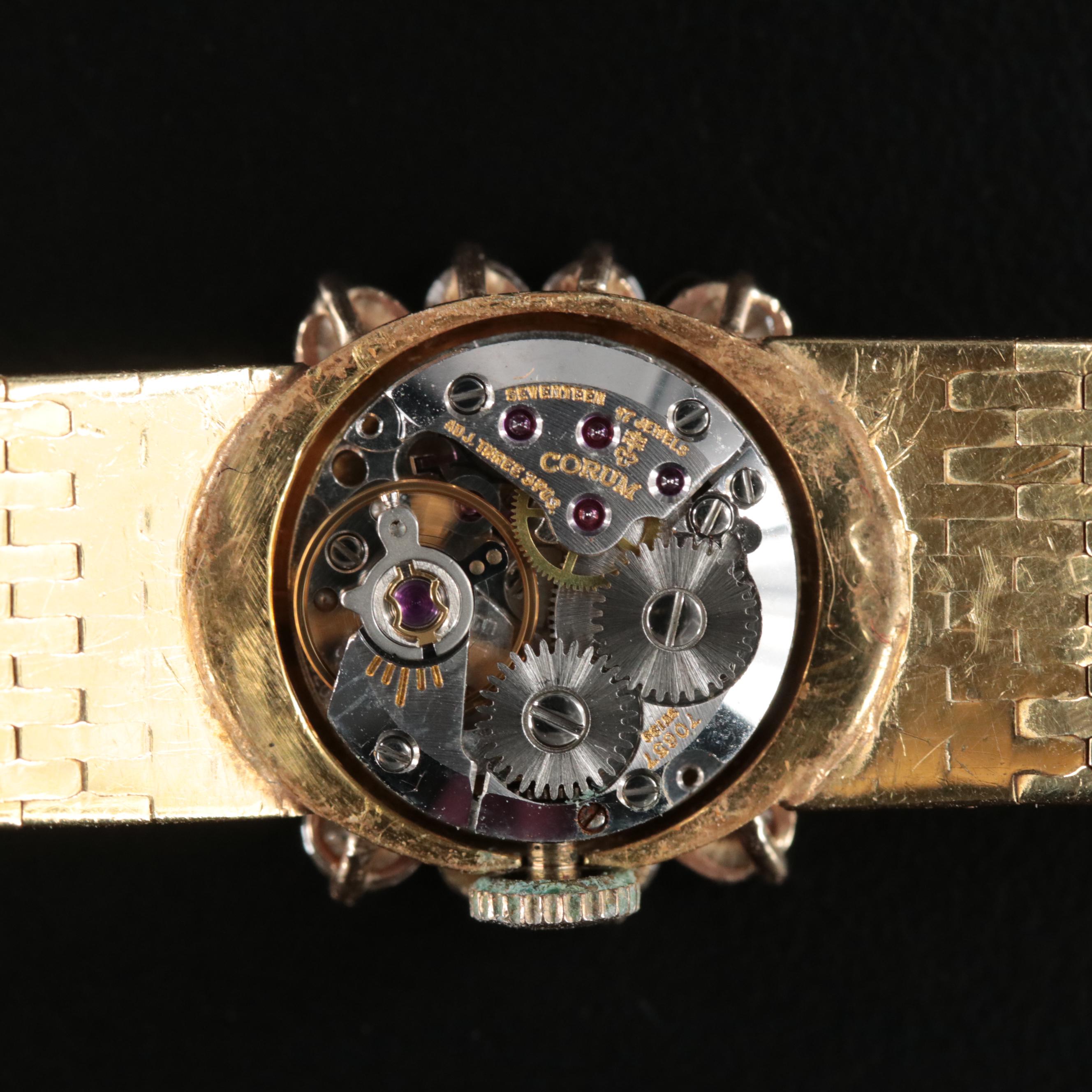 18K Corum 2.50 CTW Diamond Watch