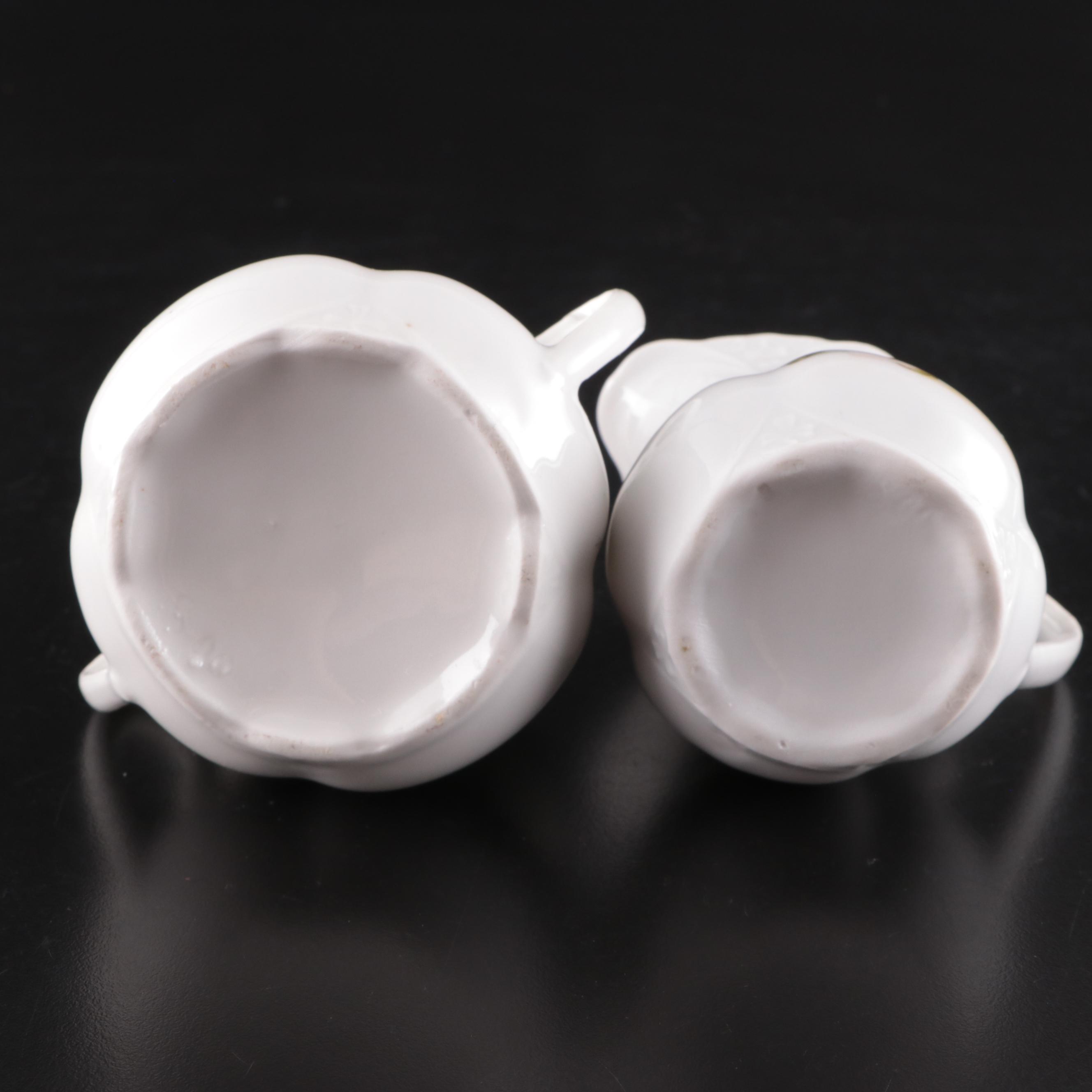 Victorian German Porcelain Children's Play Tea Set and Tureen