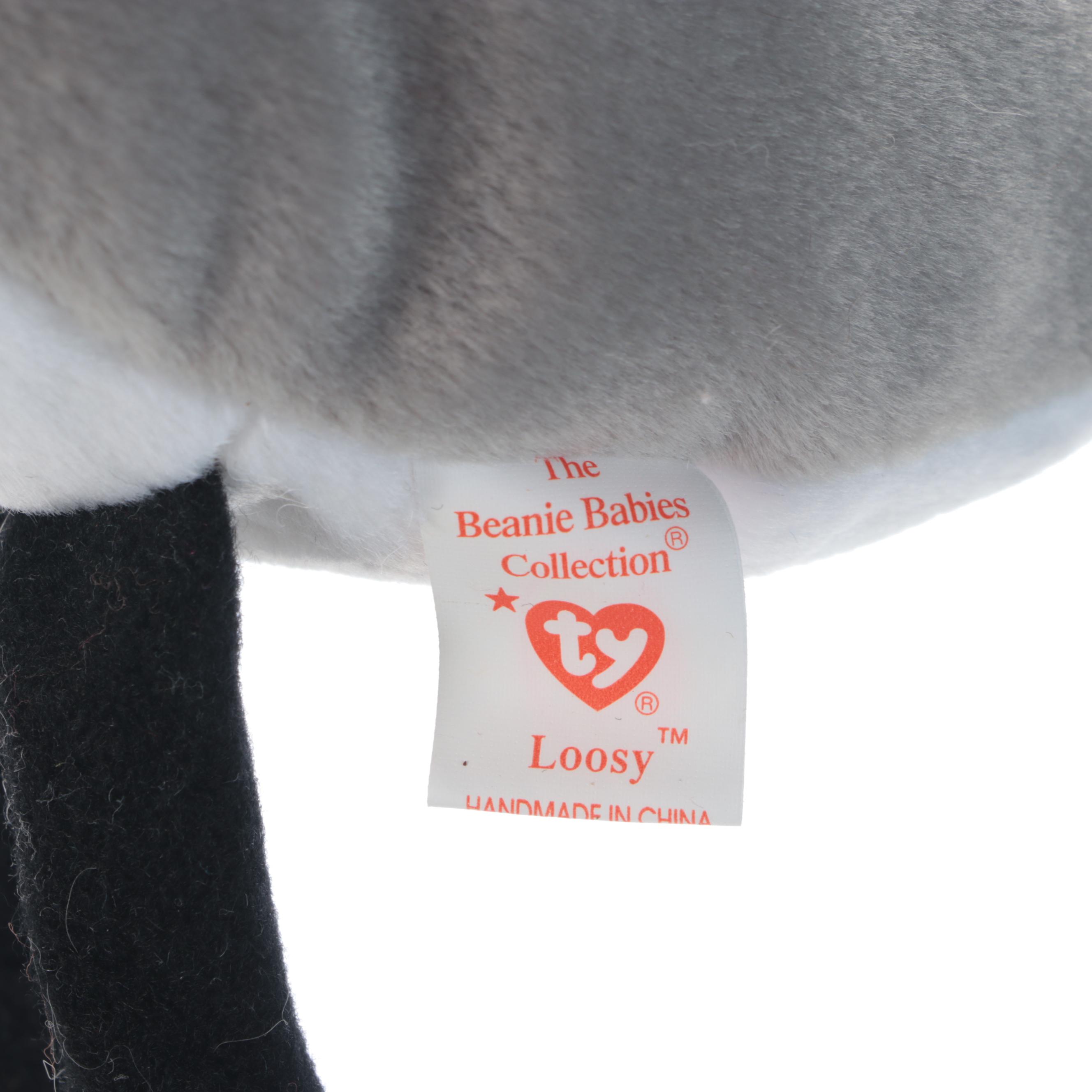 Ty Beanie Babies With "Loosy" and More