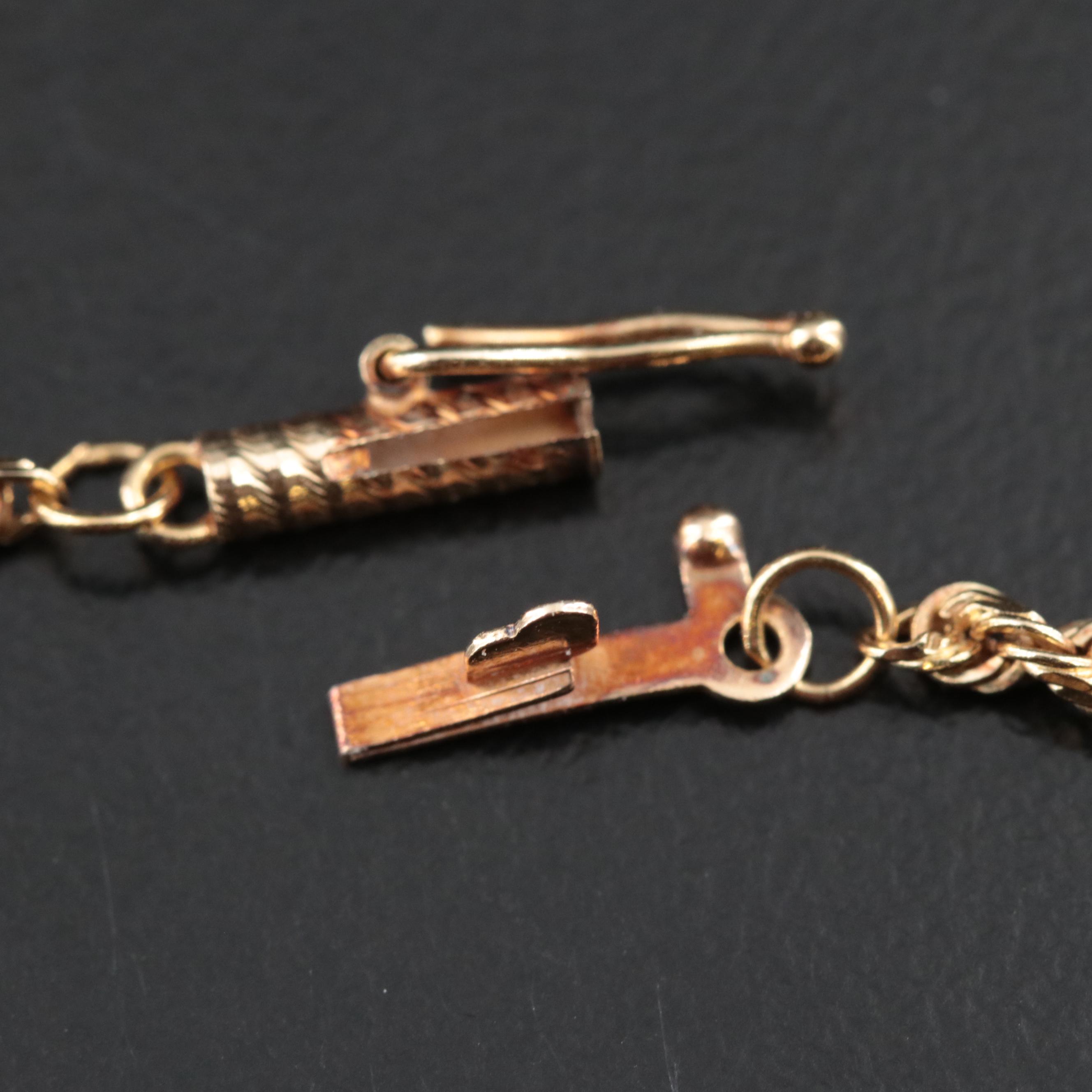 10K Rope Chain Necklace