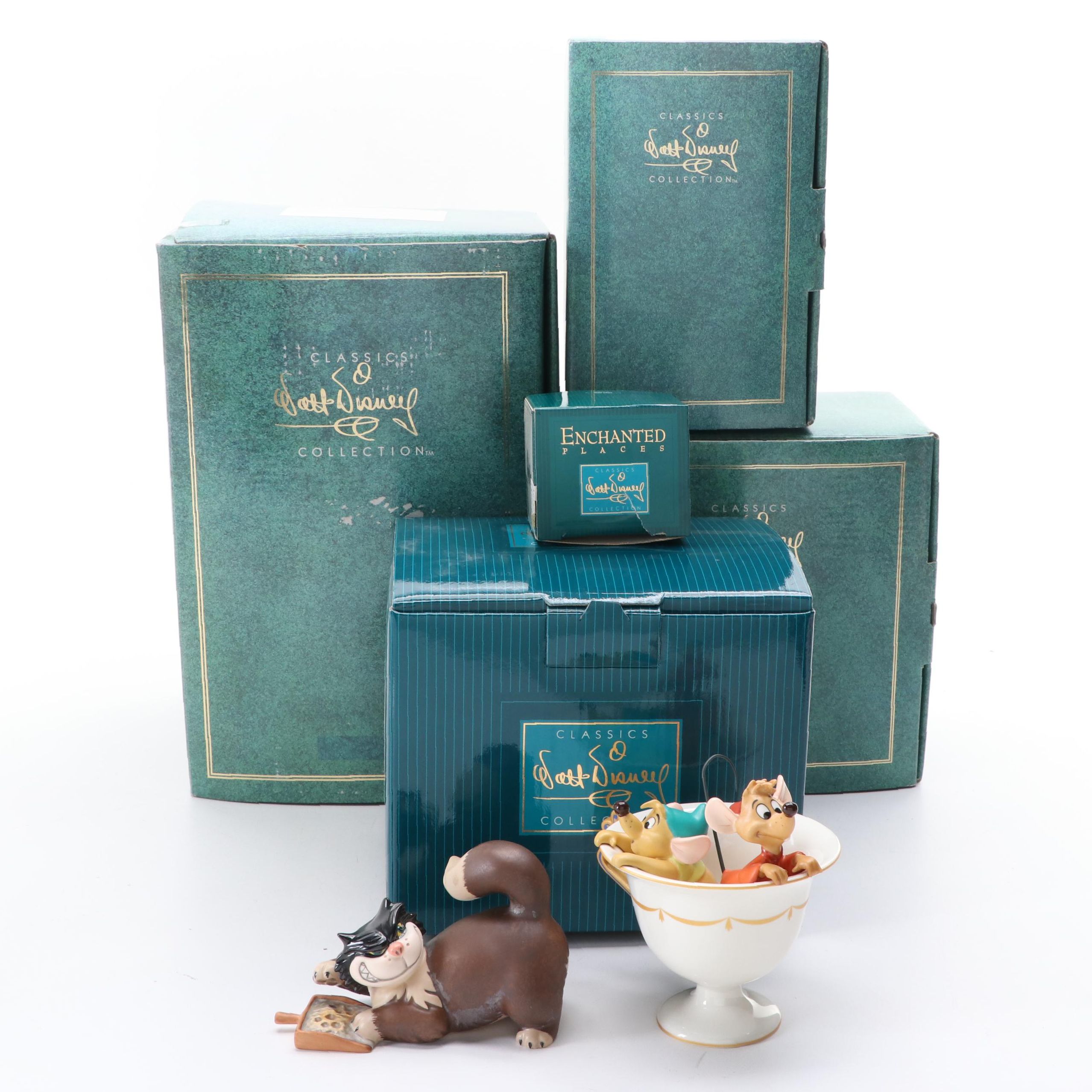 Walt Disney Classics Collection "Cinderella" Porcelain Figurines