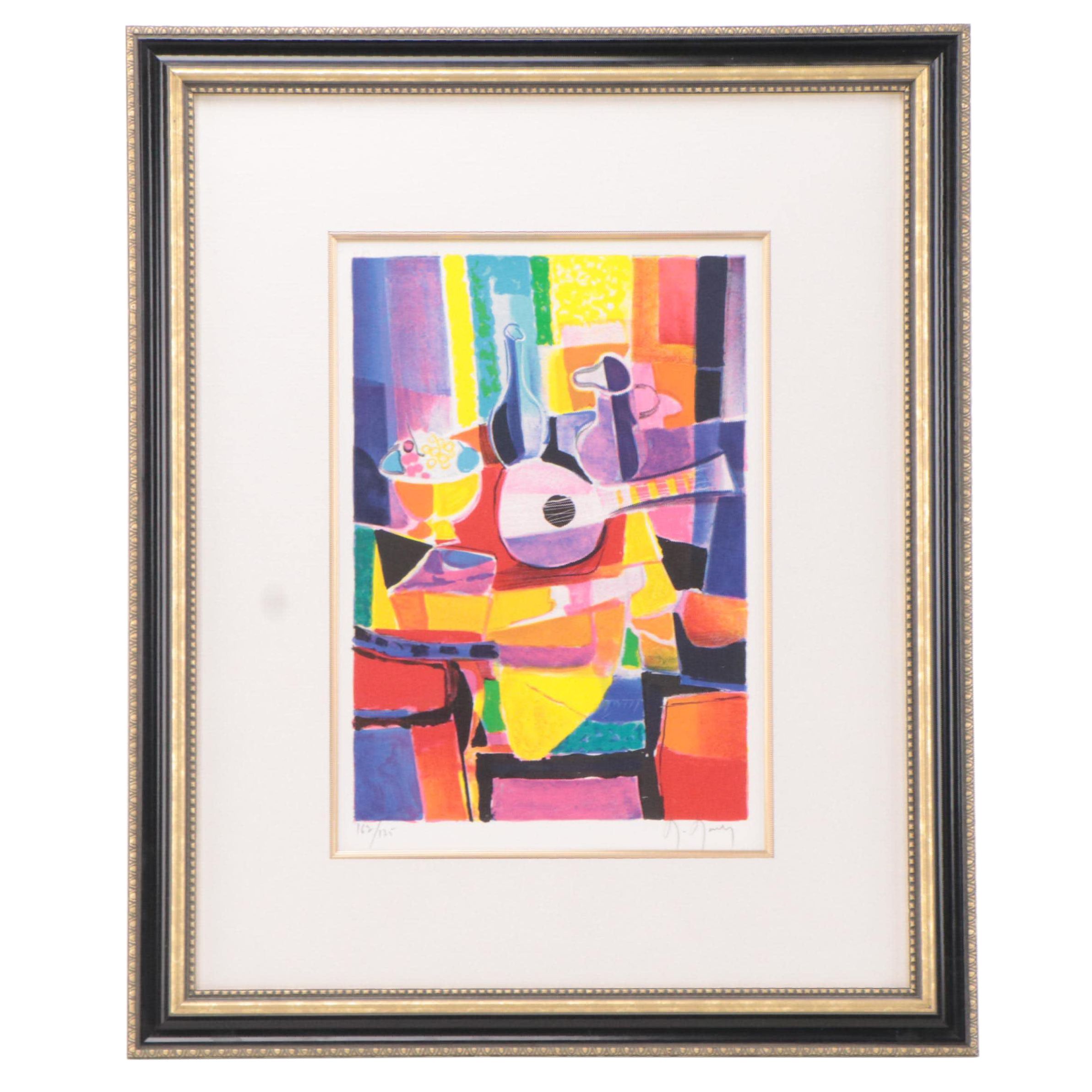 Marcel Mouly Lithograph "Le Pichet Mauve," 1997