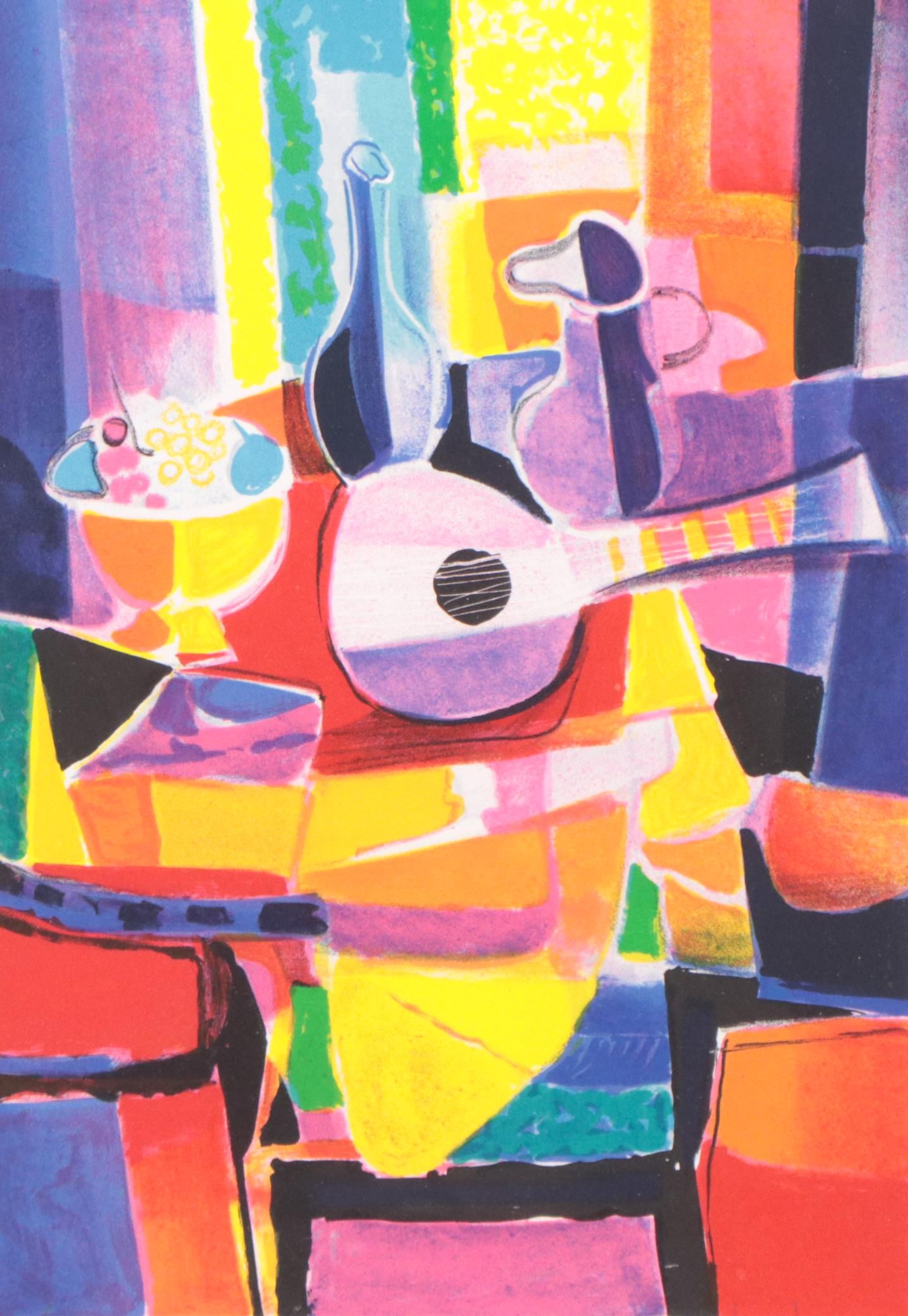 Marcel Mouly Lithograph "Le Pichet Mauve," 1997