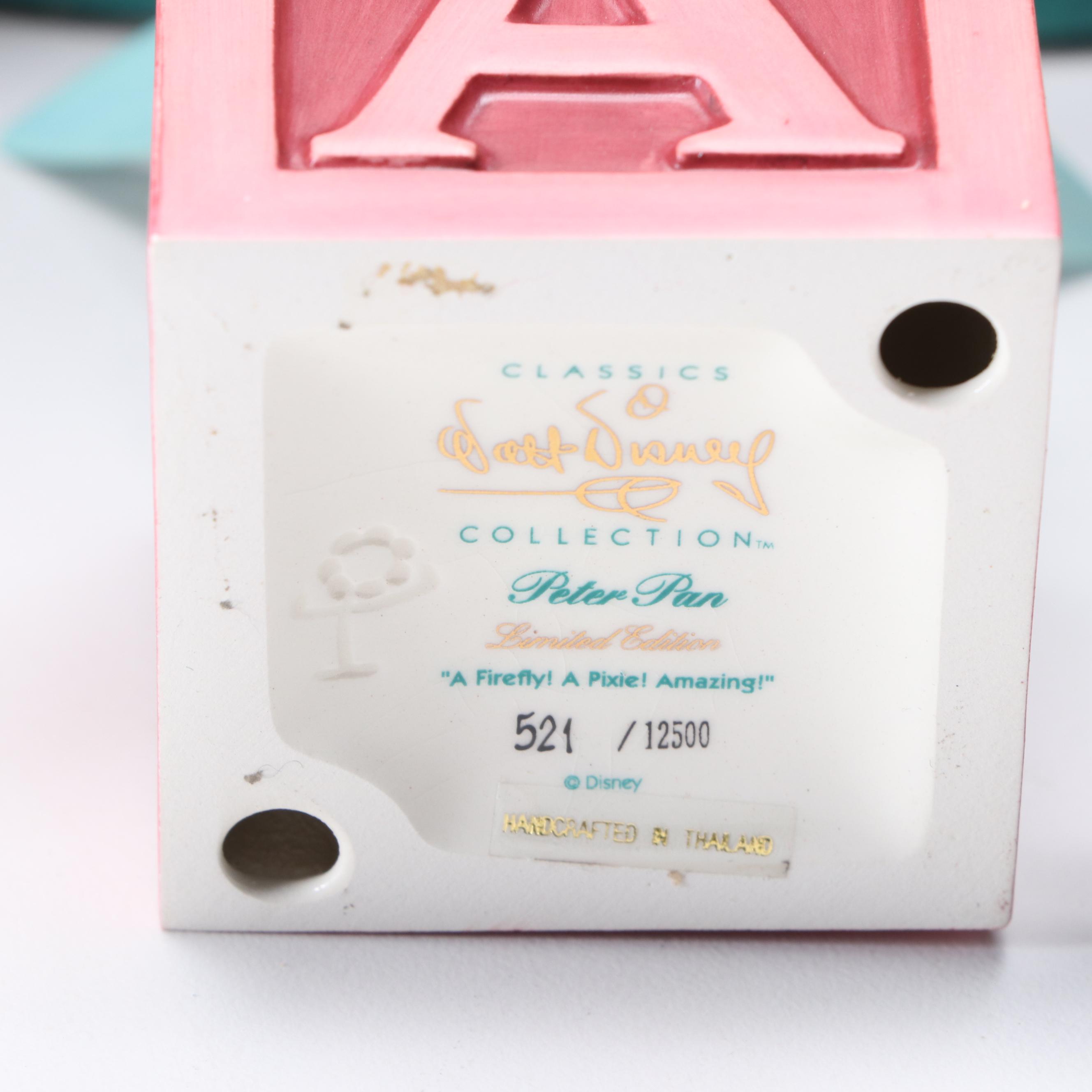 Walt Disney Classics Collection "Peter Pan" Porcelain Figurines