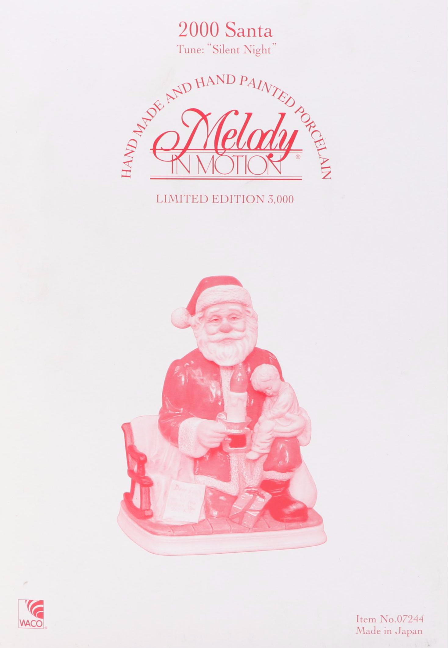 Melody in Motion Limited Edition Musical Santa Figures, 1998-2000