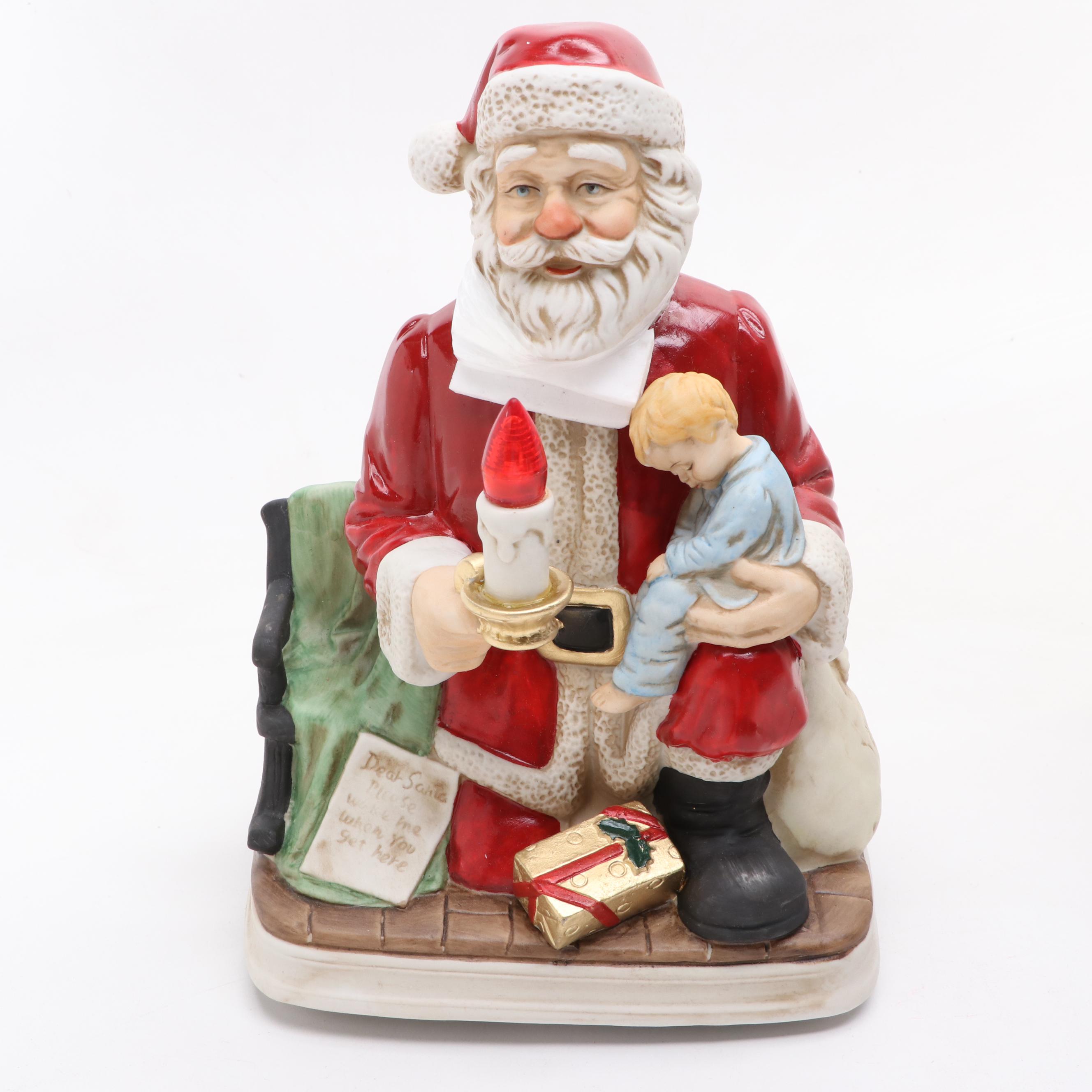 Melody in Motion Limited Edition Musical Santa Figures, 1998-2000