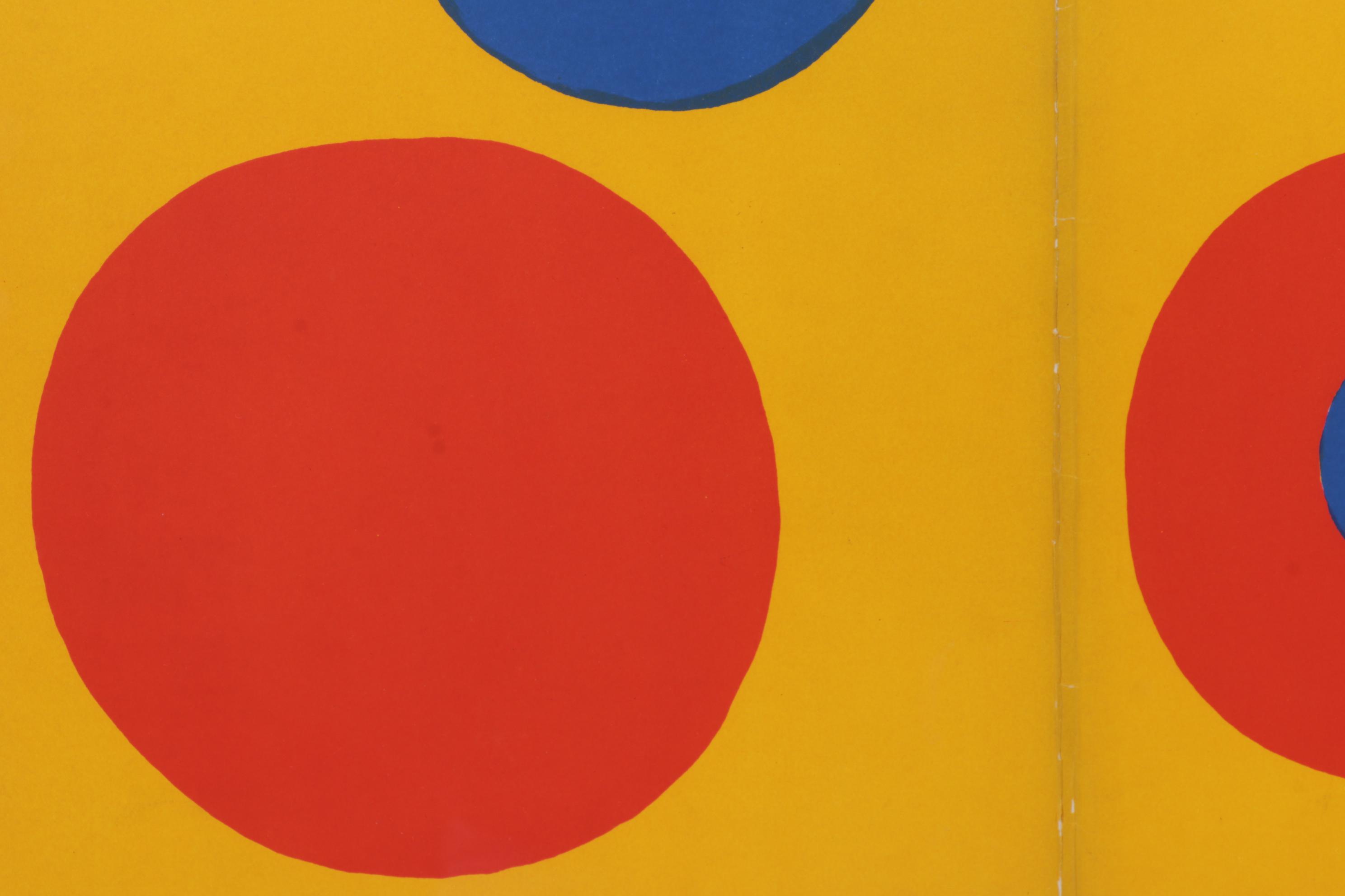 Alexander Calder Double-Page Color Lithograph for "Derrière le Miroir," 1973