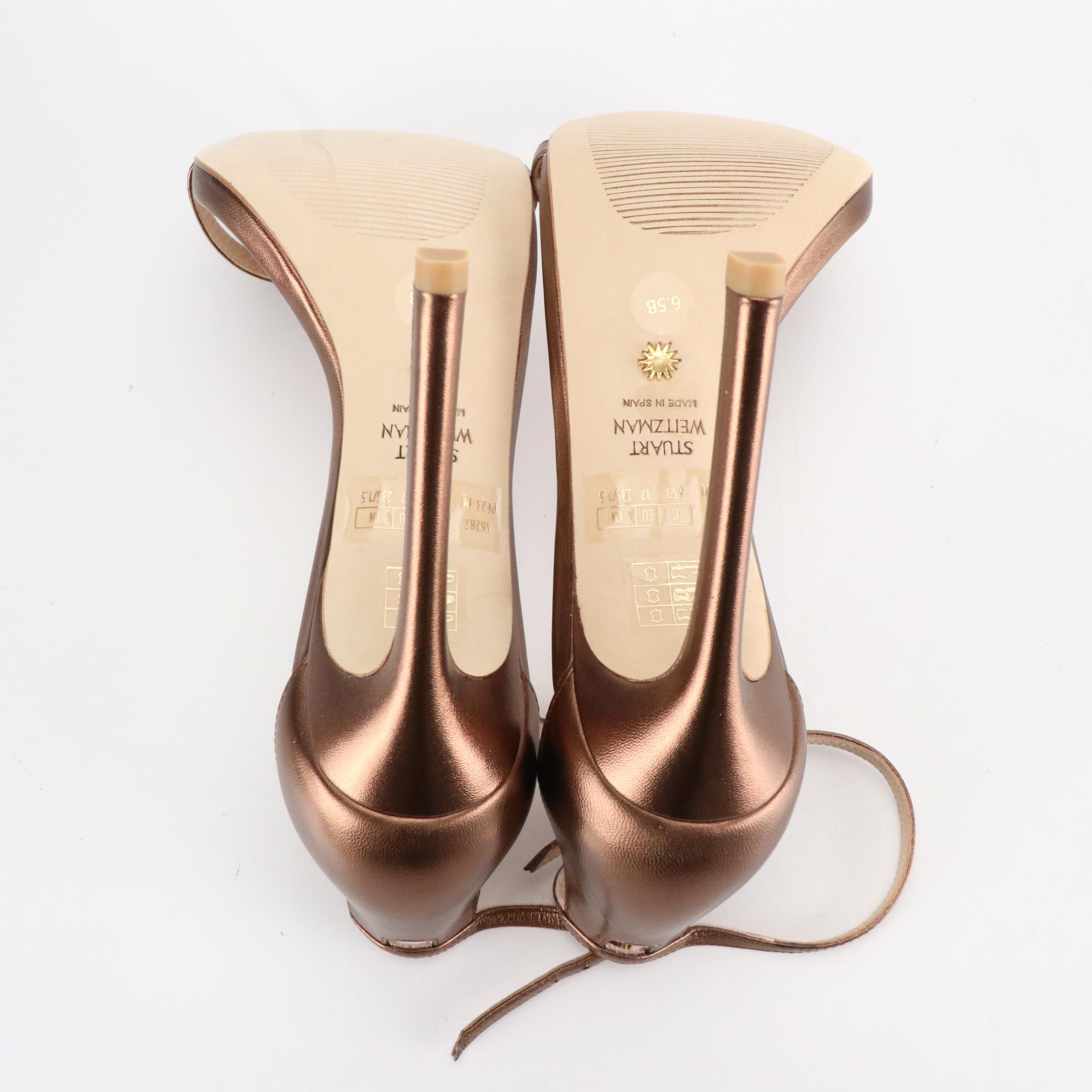 Stuart Weitzman Ankle Strap and Platform Heels, New in Boxes