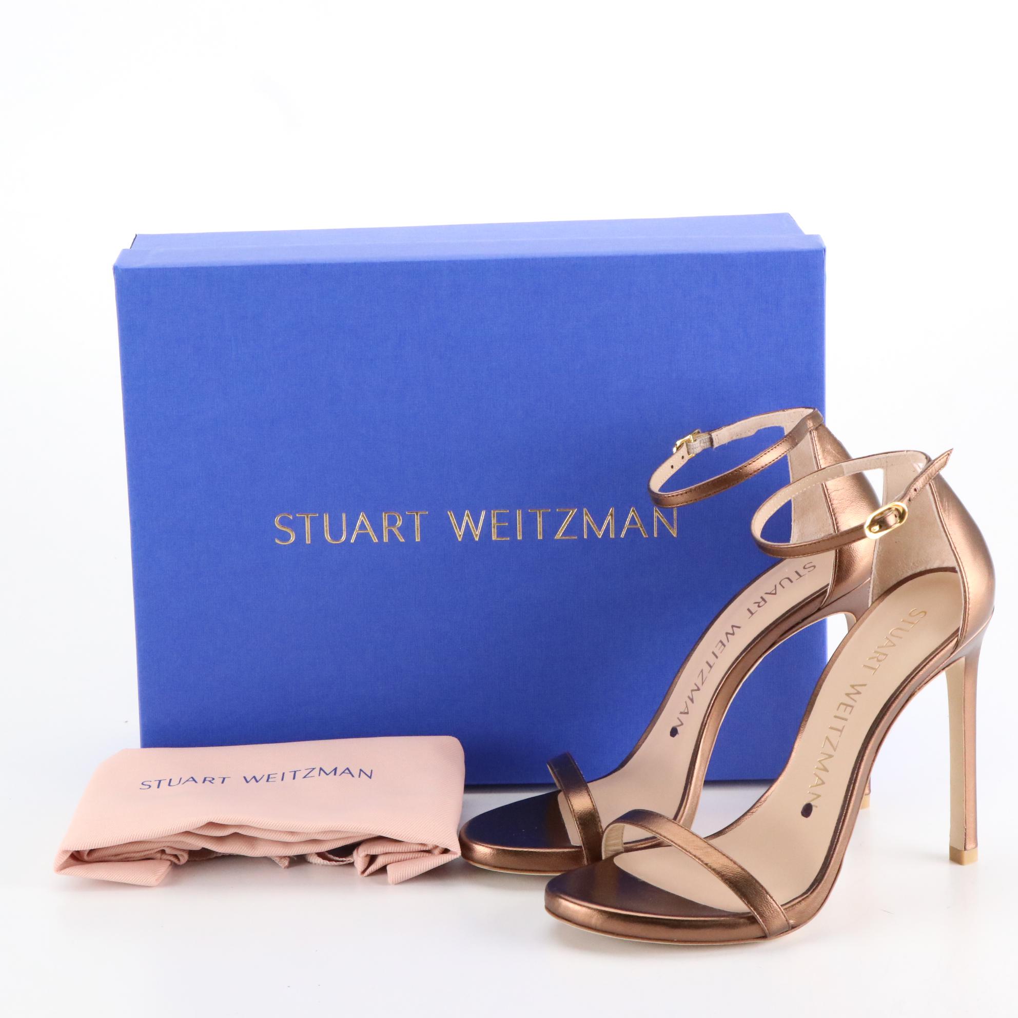 Stuart Weitzman Ankle Strap and Platform Heels, New in Boxes