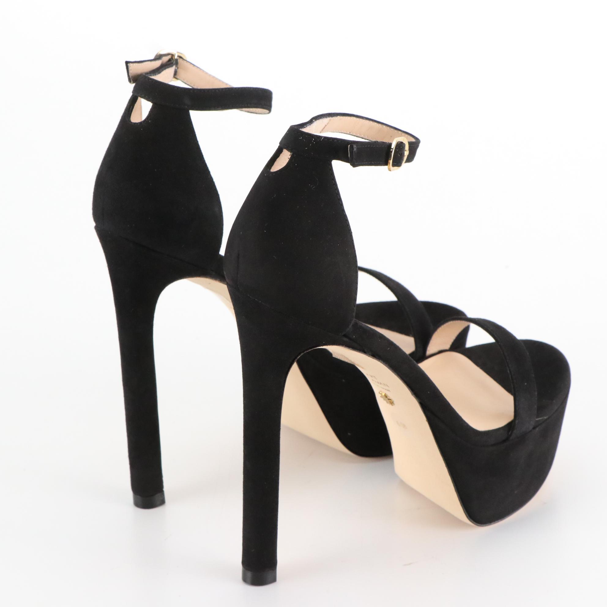 Stuart Weitzman Ankle Strap and Platform Heels, New in Boxes
