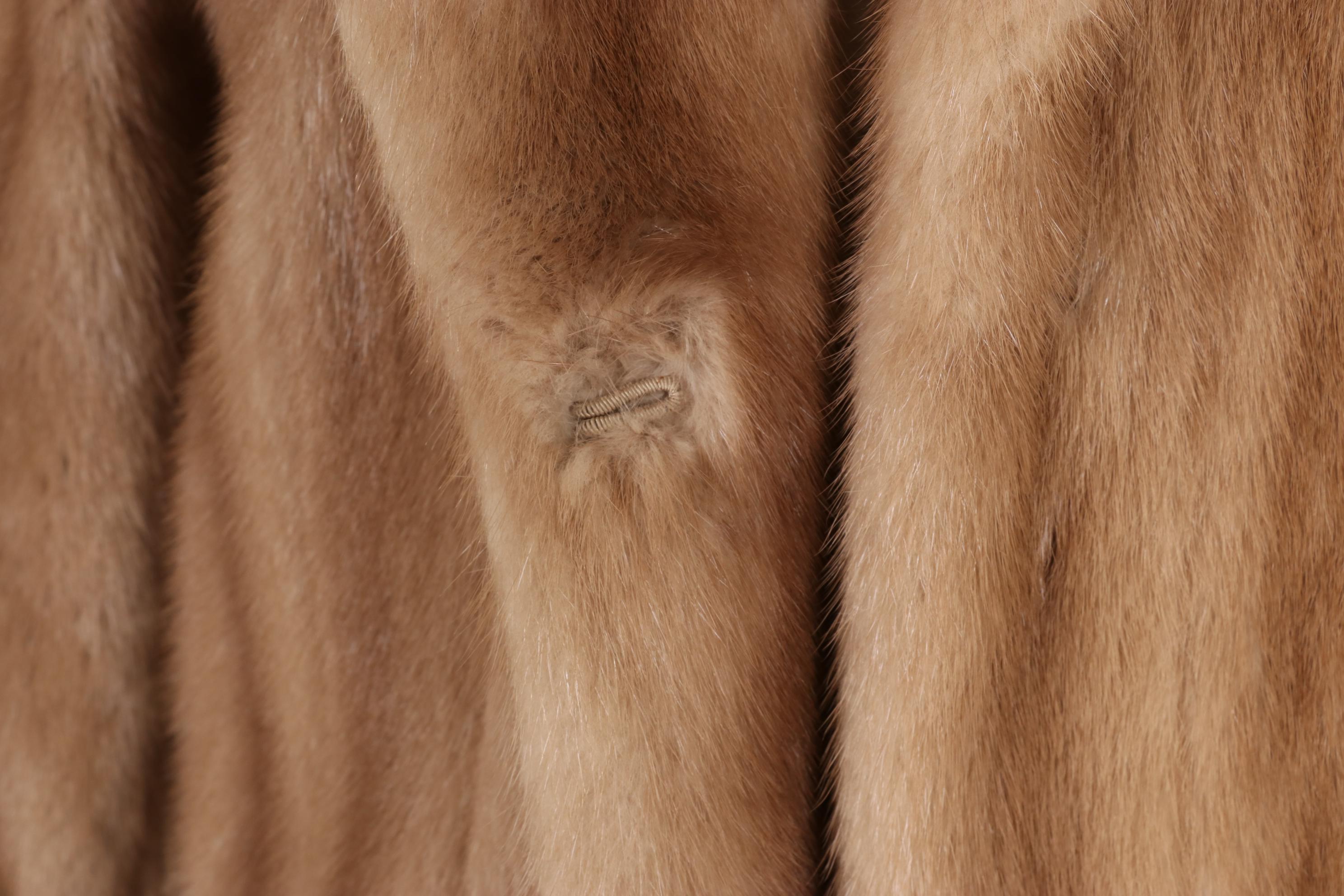 Sakowitz Pastel Mink Fur Stroller