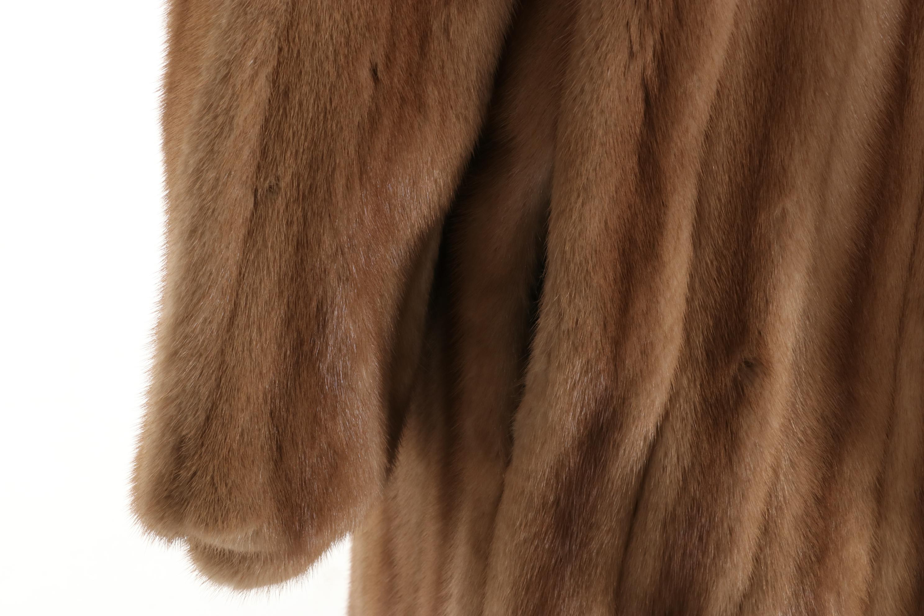 Sakowitz Pastel Mink Fur Stroller