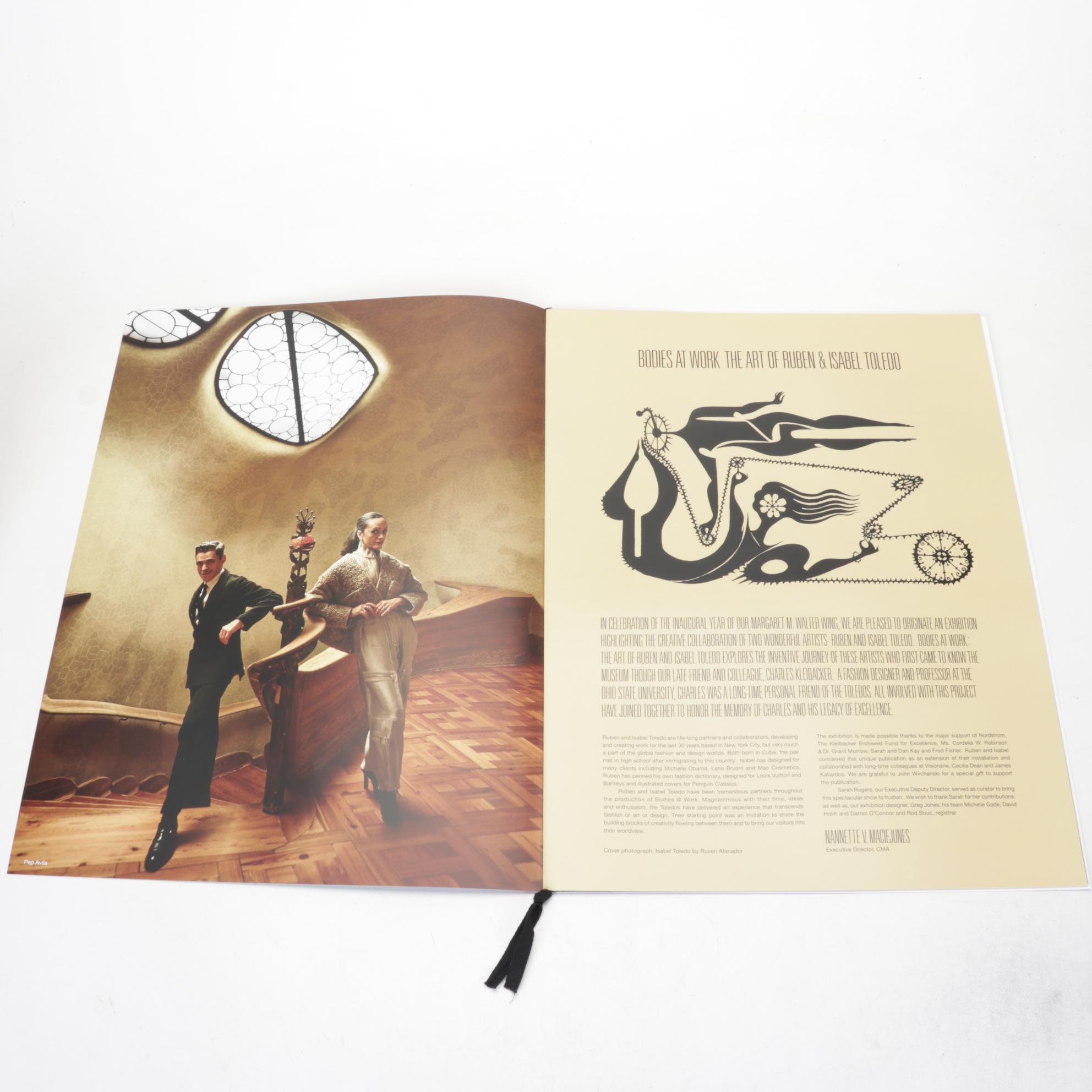 Signed Ruben and Isabel Toledo Exhibition Catalog With "it" for Payless Heels