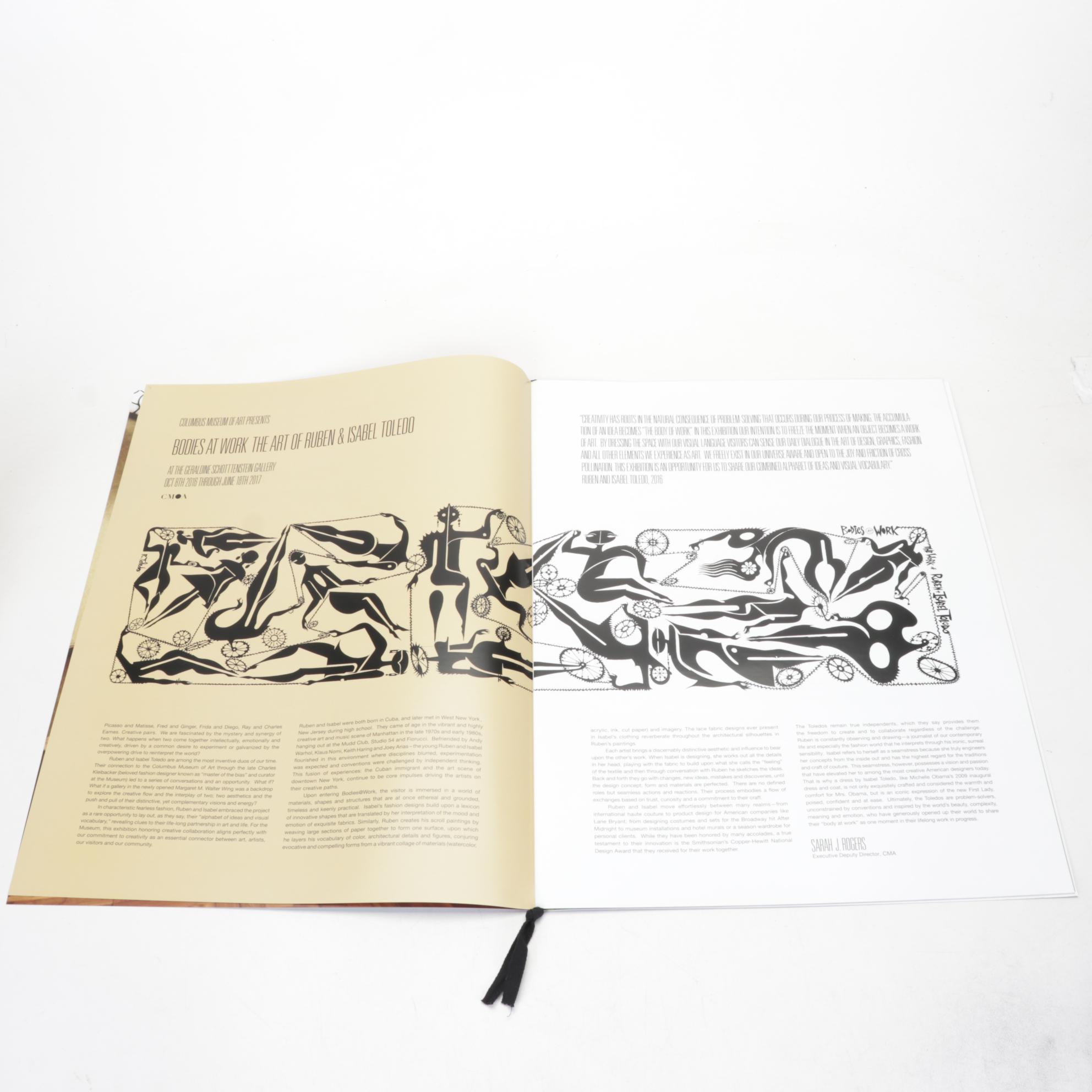 Signed Ruben and Isabel Toledo Exhibition Catalog With "it" for Payless Heels