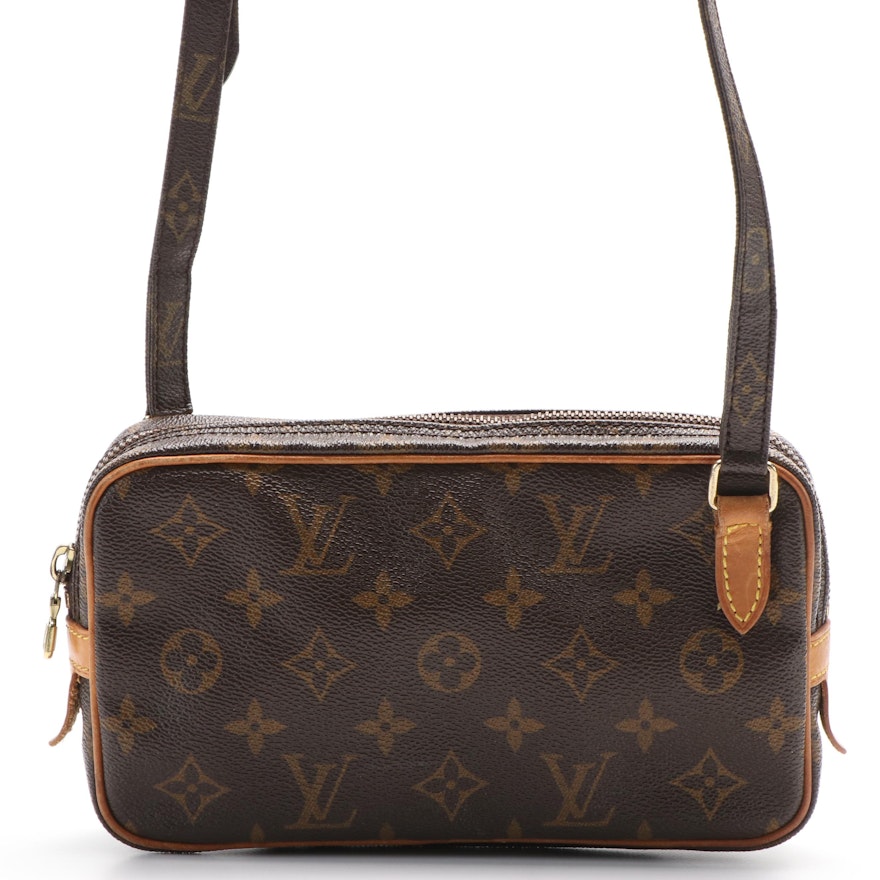 Authentic Louis Vuitton Marly Bandouliere Monogram Crossbody Bag