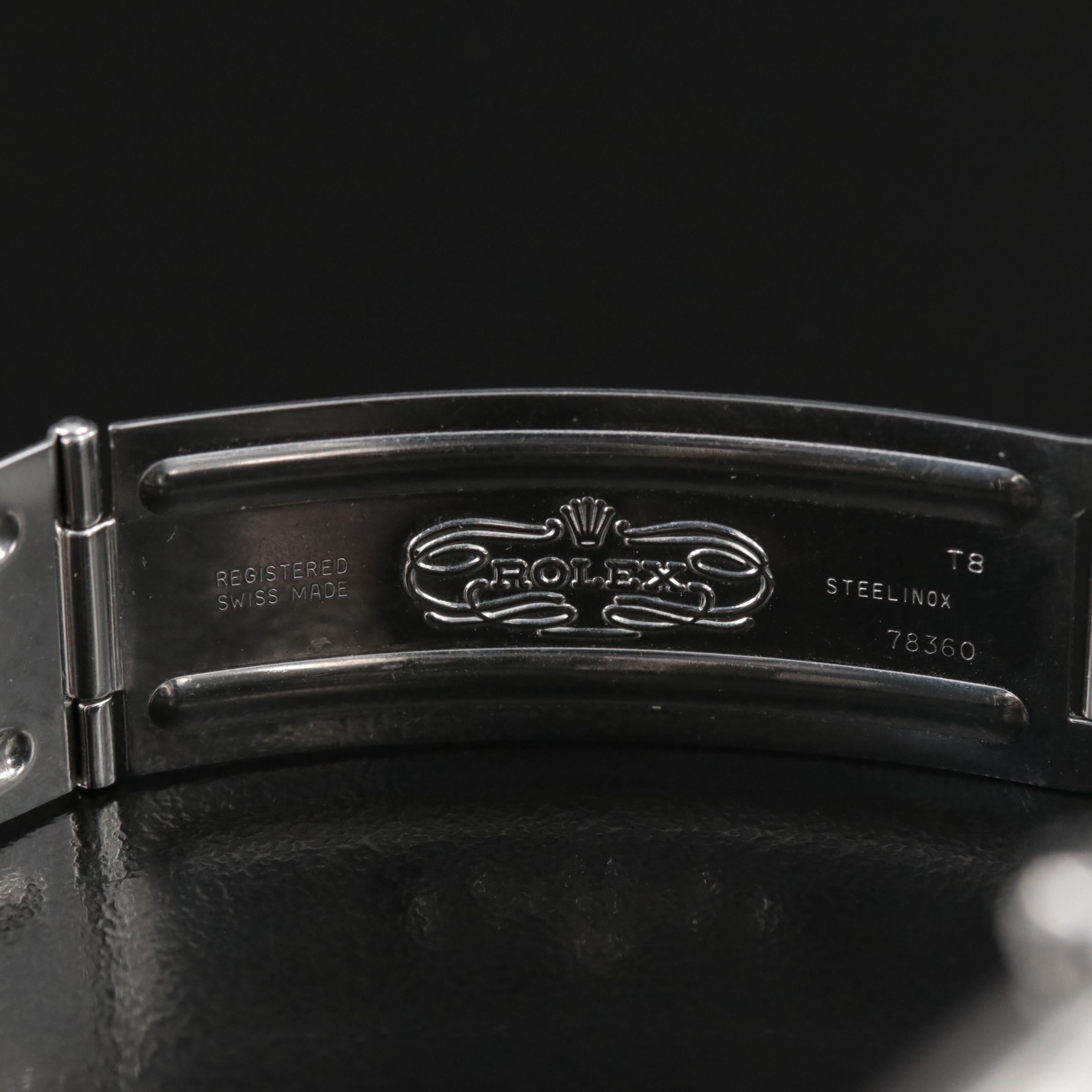 1994 Rolex Salmon Roman Dial Datejust Watch