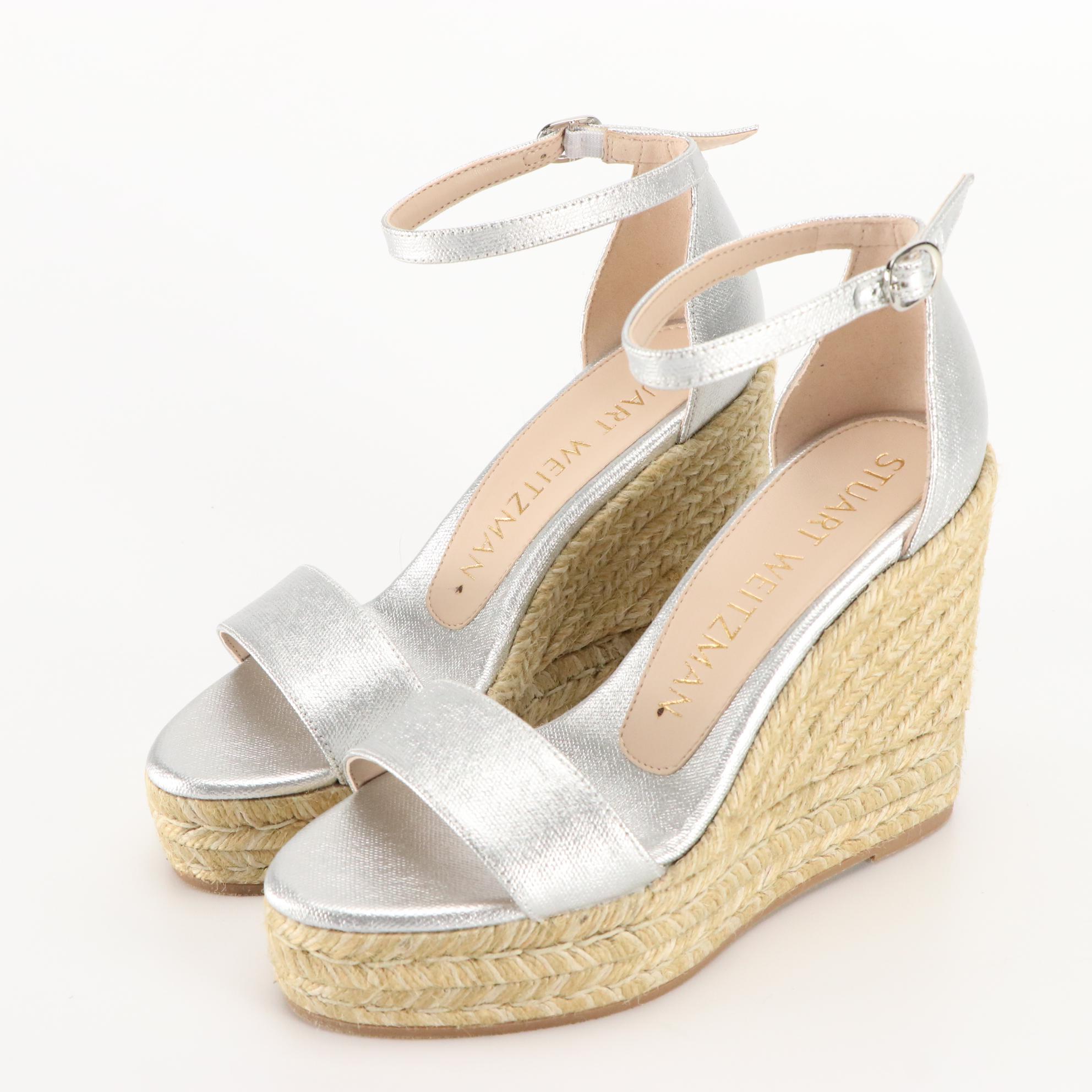 Stuart Weitzman Floria and Margarite Platform Wedge Sandals, New in Boxes