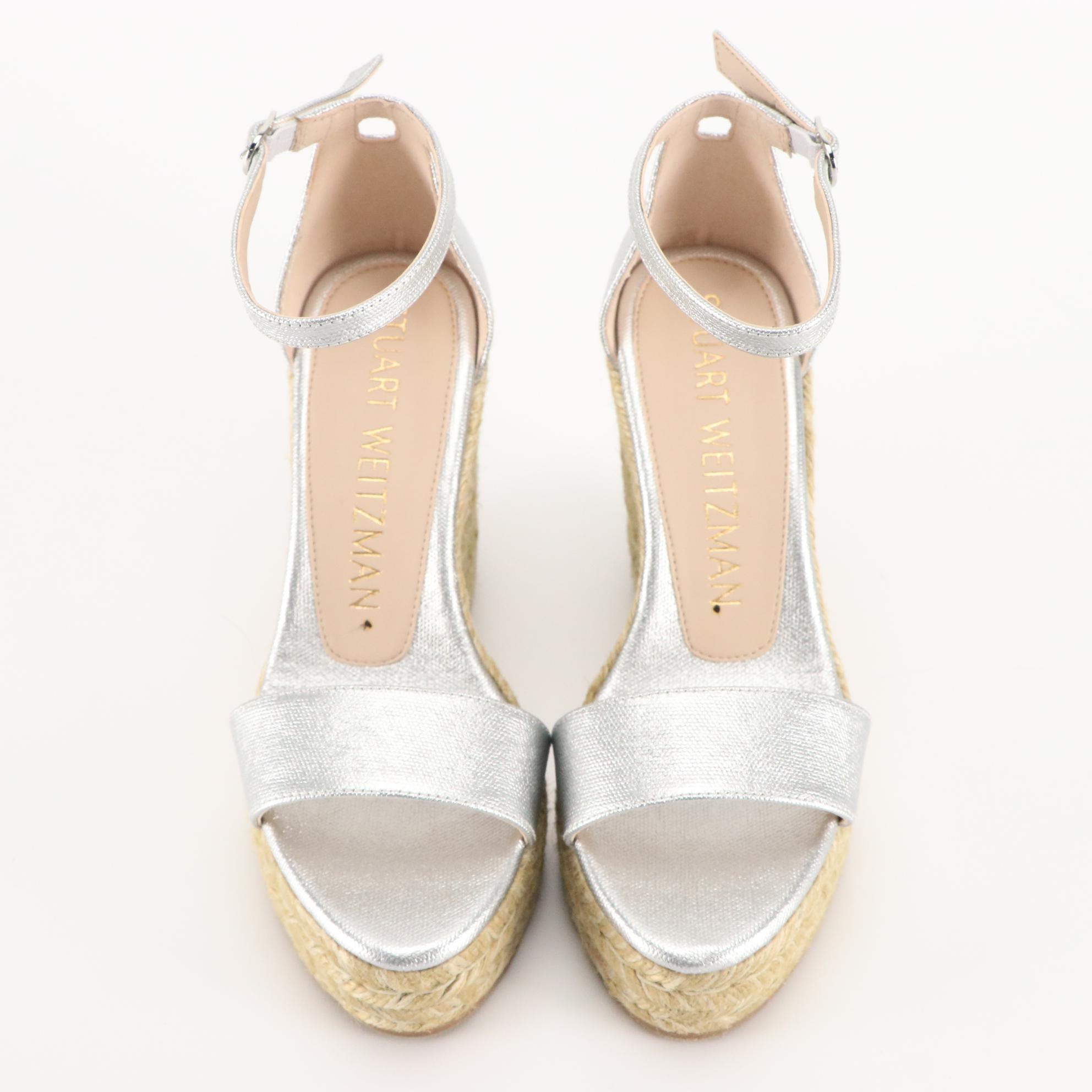 Stuart Weitzman Floria and Margarite Platform Wedge Sandals, New in Boxes