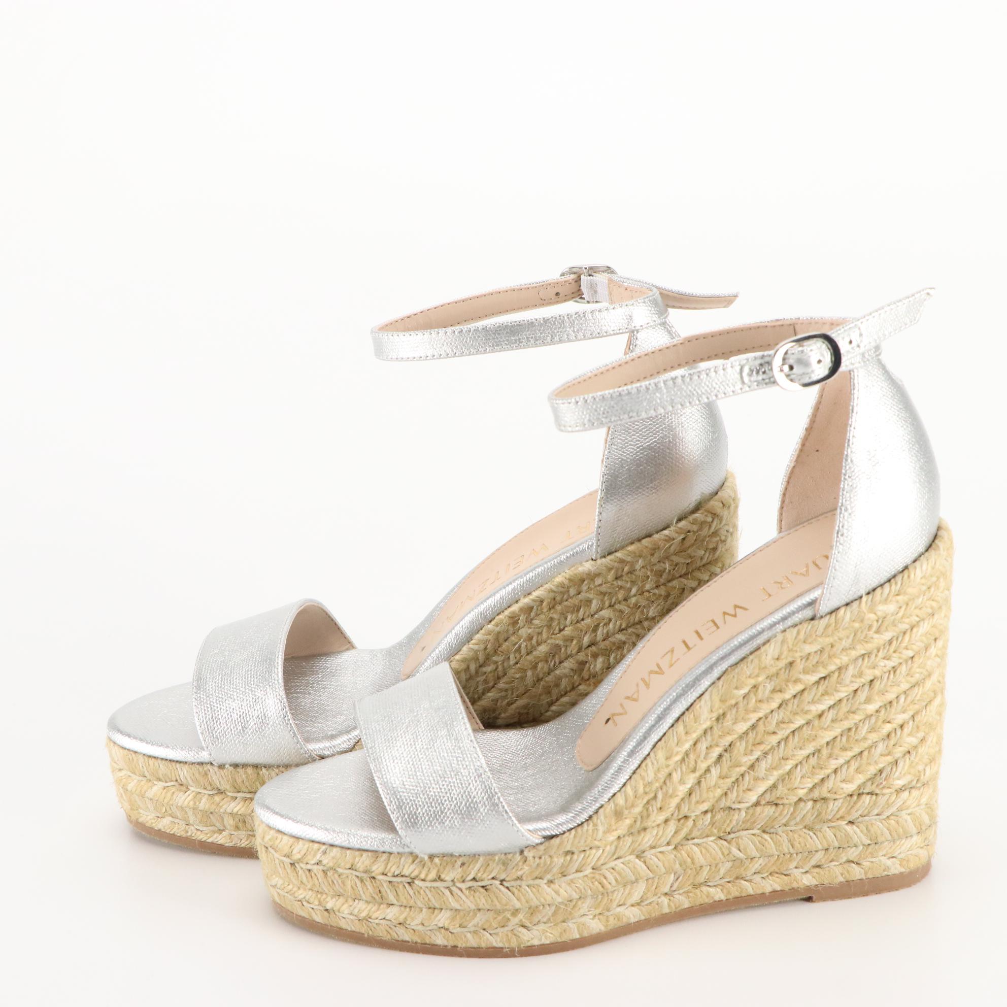 Stuart Weitzman Floria and Margarite Platform Wedge Sandals, New in Boxes