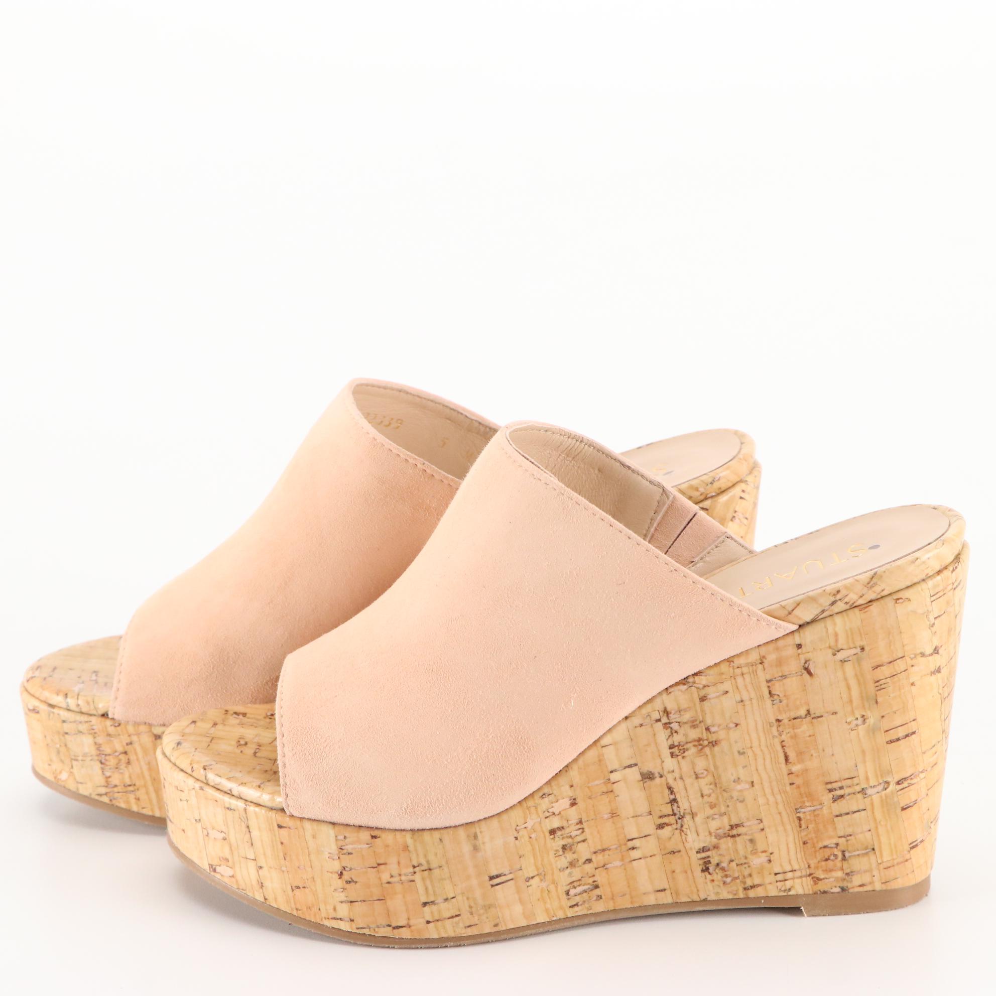 Stuart Weitzman Floria and Margarite Platform Wedge Sandals, New in Boxes