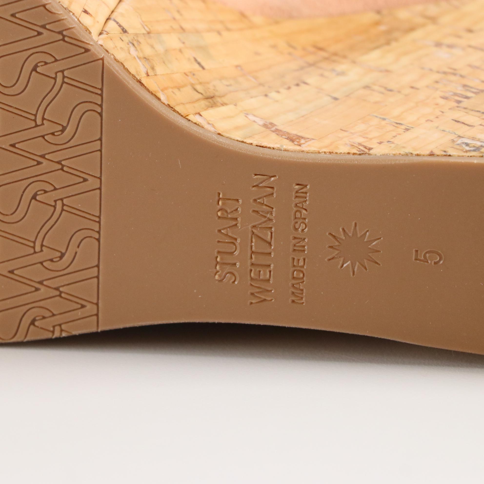 Stuart Weitzman Floria and Margarite Platform Wedge Sandals, New in Boxes