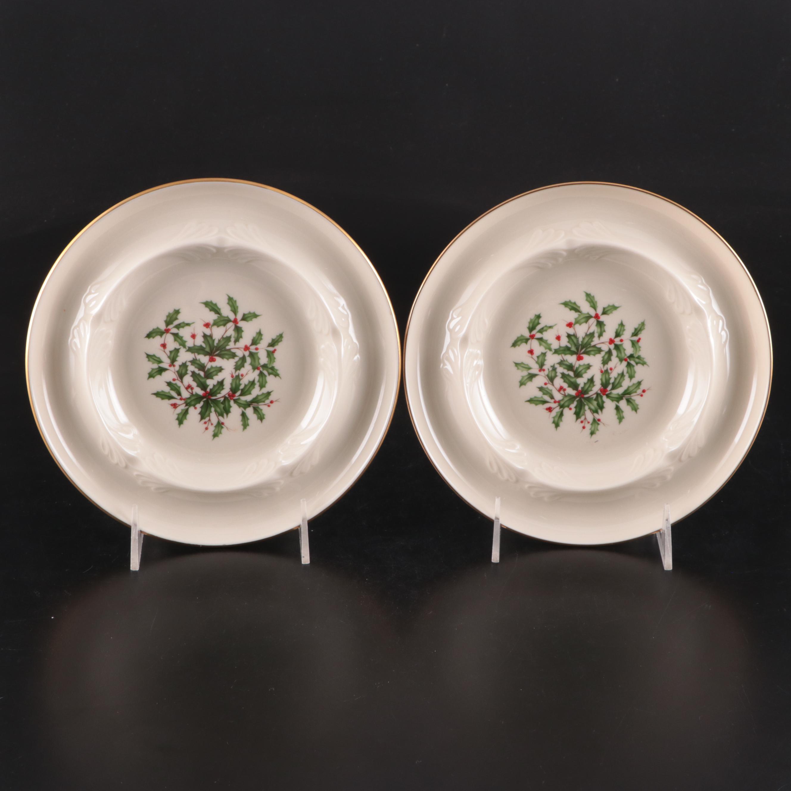 Lenox Bone China "Holiday" Ashtrays, "Presentation Ivory" Plates and More