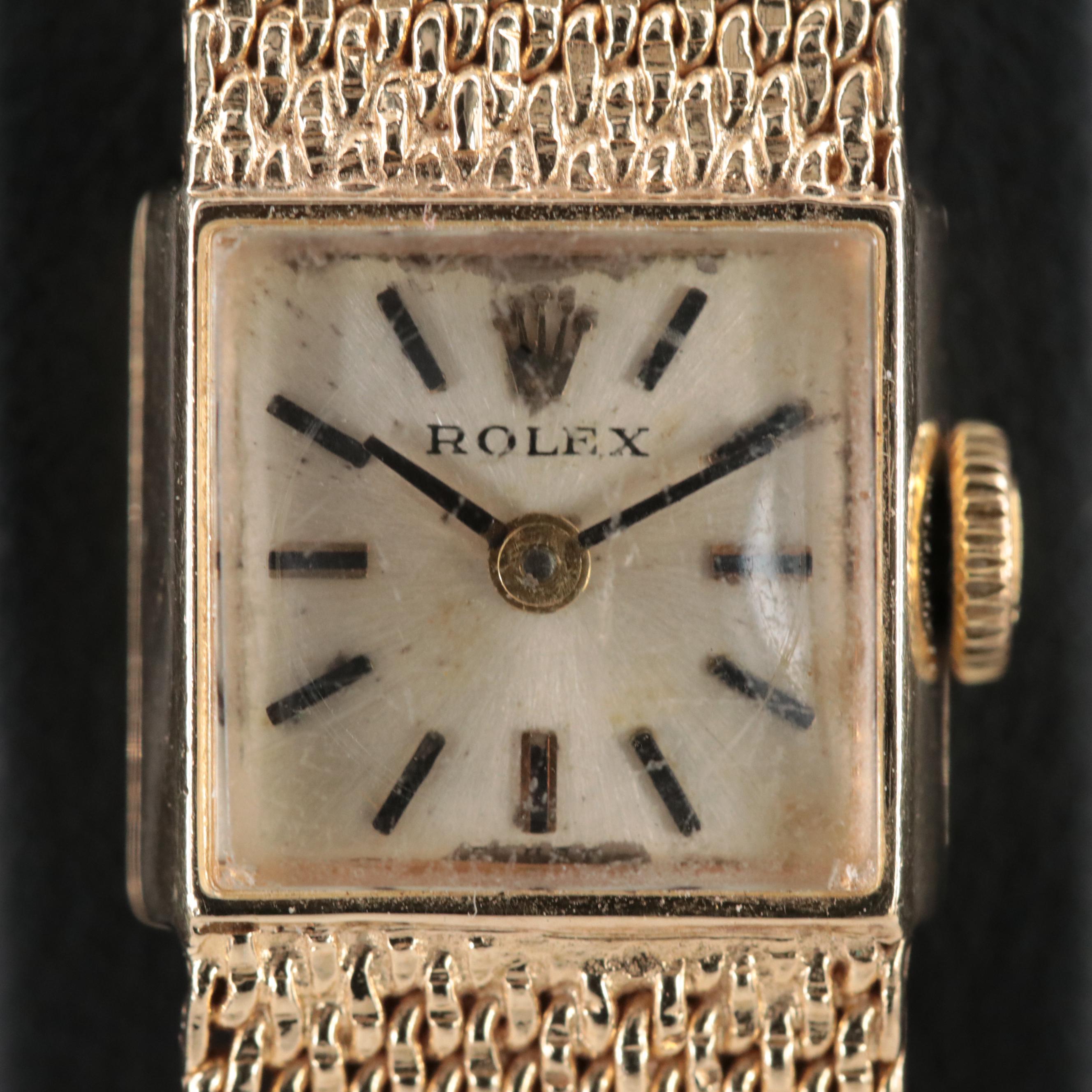 Vintage 14K Rolex Manual Wind Watch