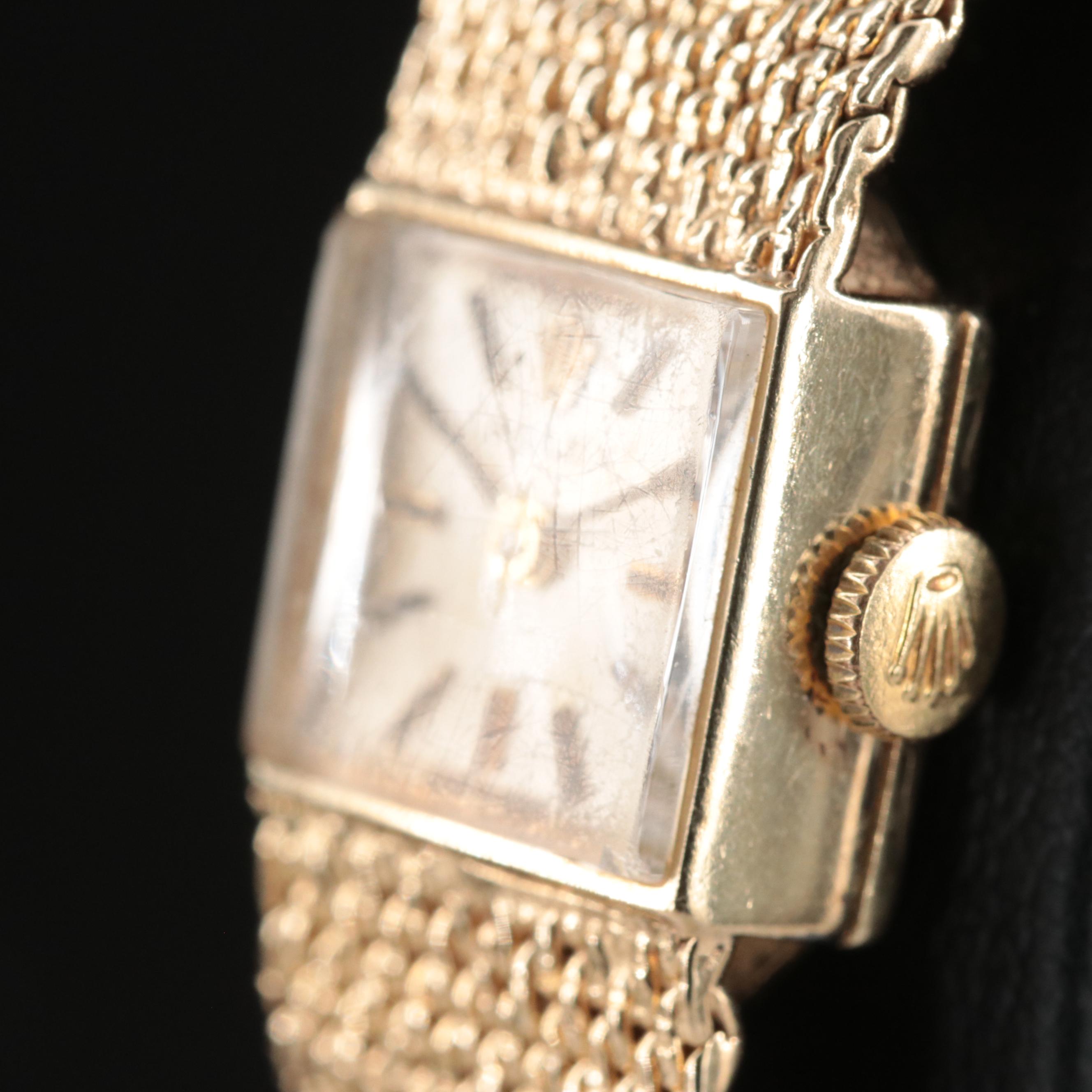 Vintage 14K Rolex Manual Wind Watch