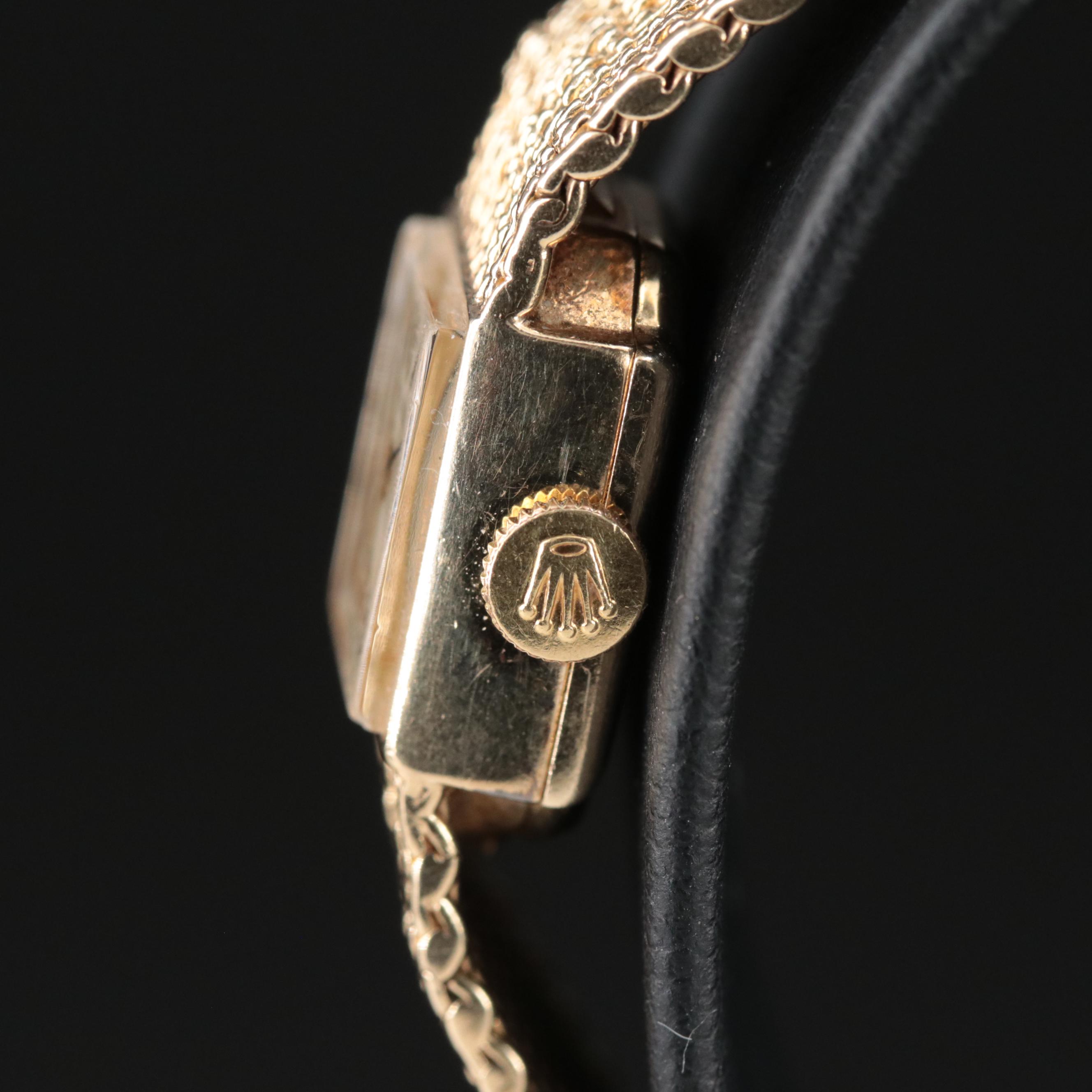 Vintage 14K Rolex Manual Wind Watch