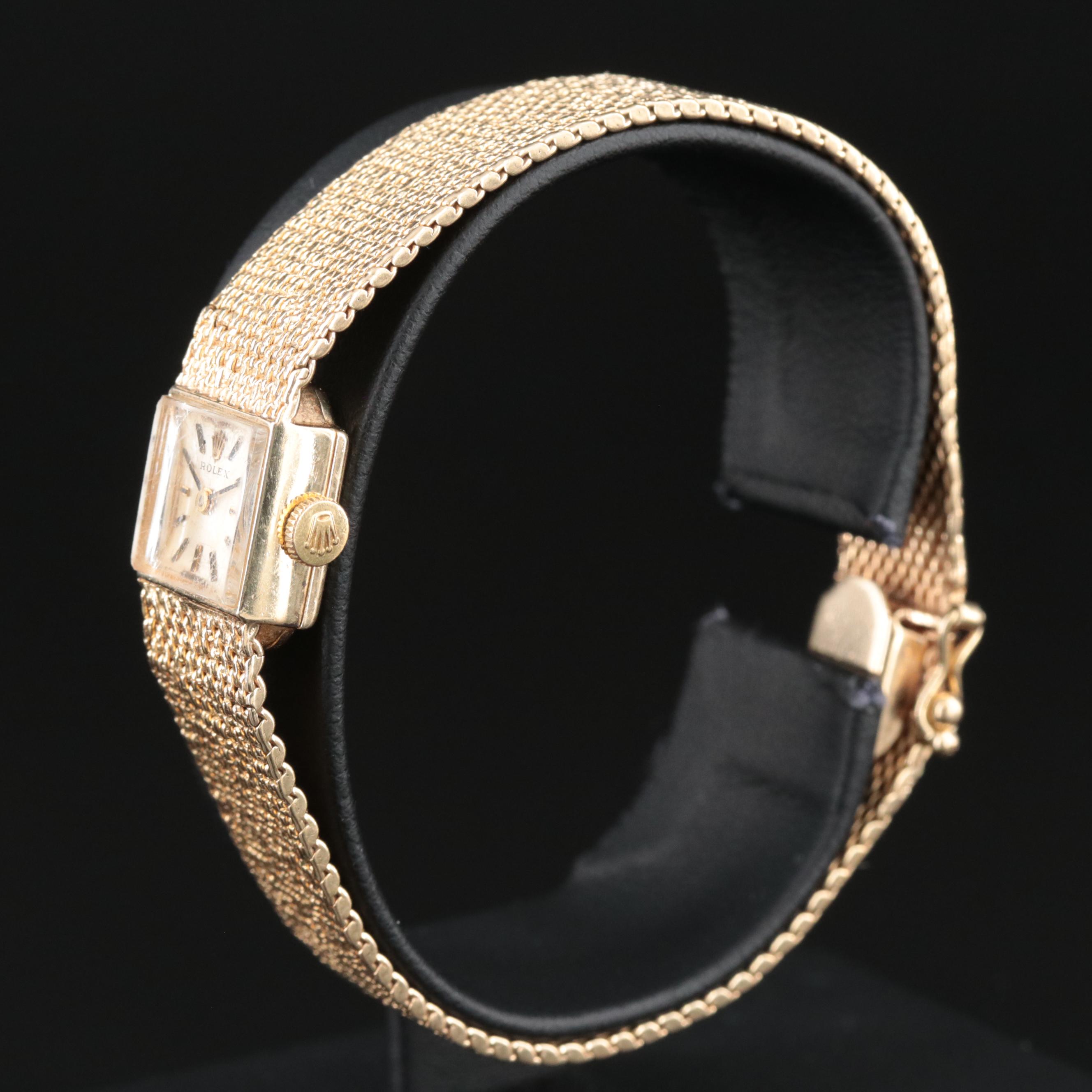 Vintage 14K Rolex Manual Wind Watch